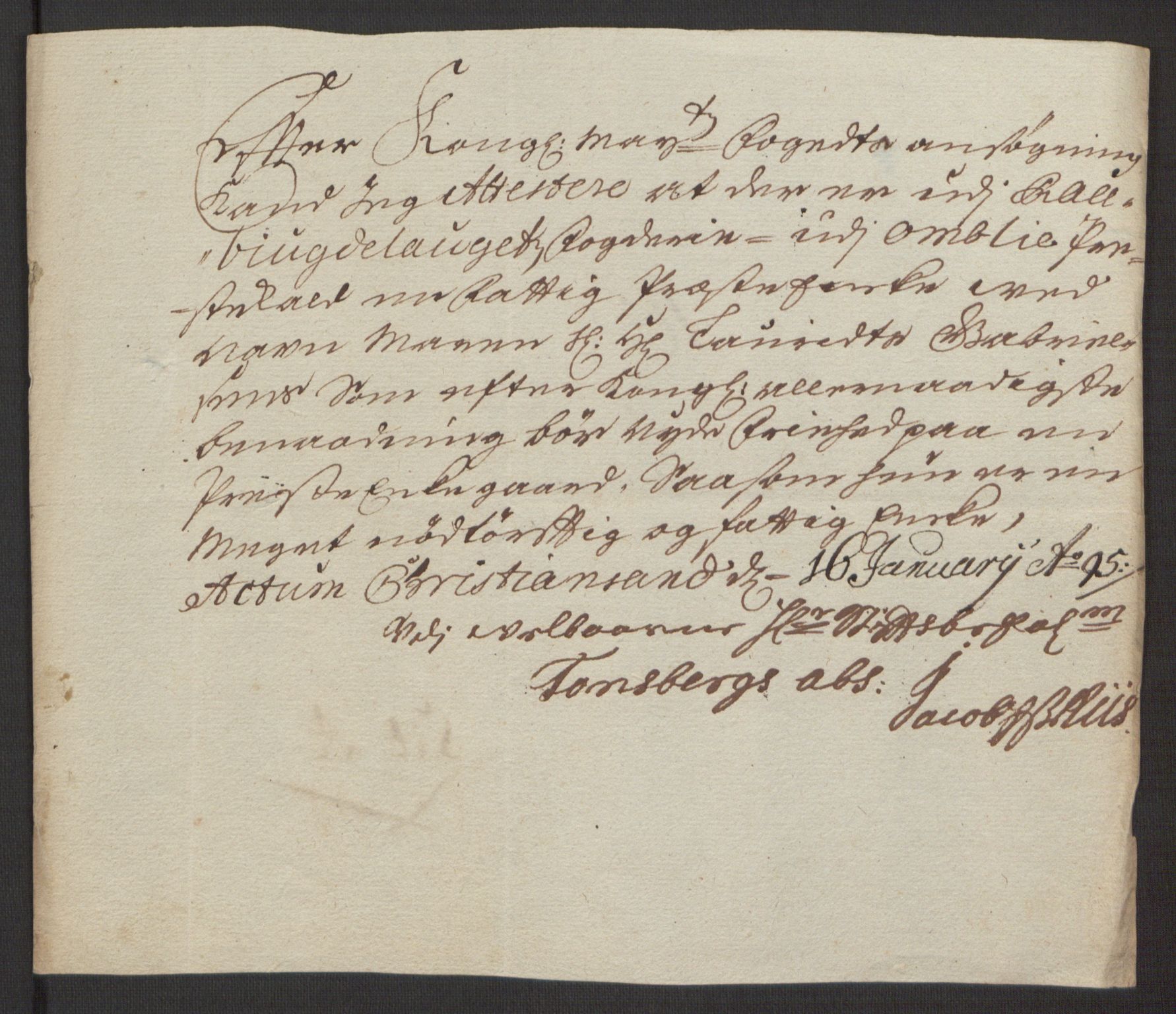 Rentekammeret inntil 1814, Reviderte regnskaper, Fogderegnskap, RA/EA-4092/R40/L2444: Fogderegnskap Råbyggelag, 1693-1696, p. 131