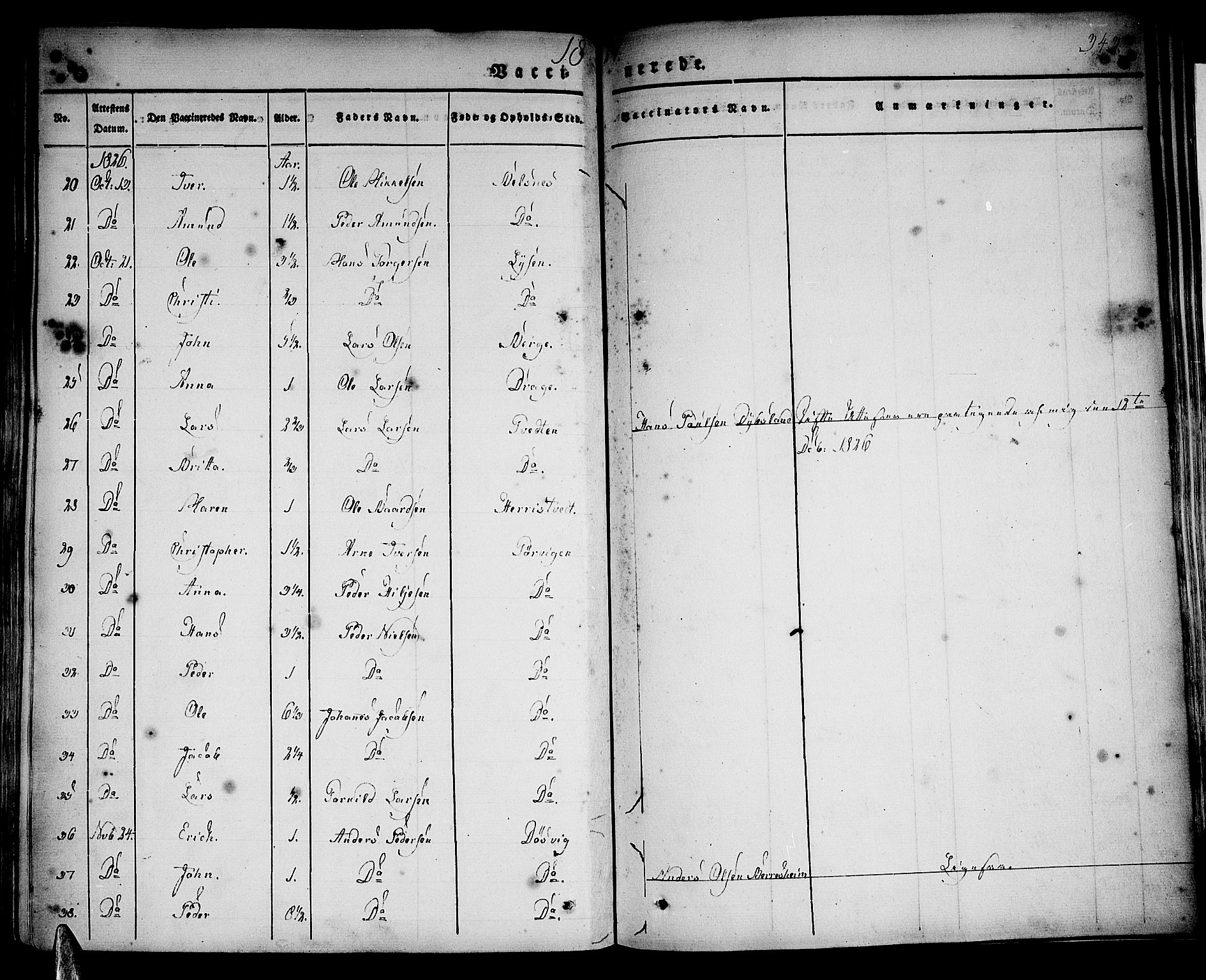 Strandebarm sokneprestembete, AV/SAB-A-78401/H/Haa: Parish register (official) no. A 6, 1826-1843, p. 343