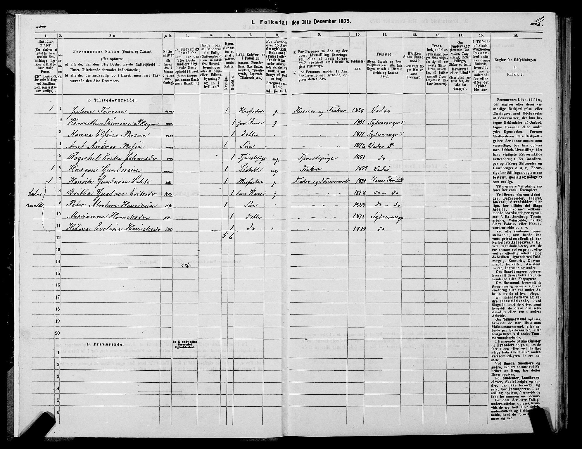 SATØ, 1875 census for 2030P Sør-Varanger, 1875, p. 1002