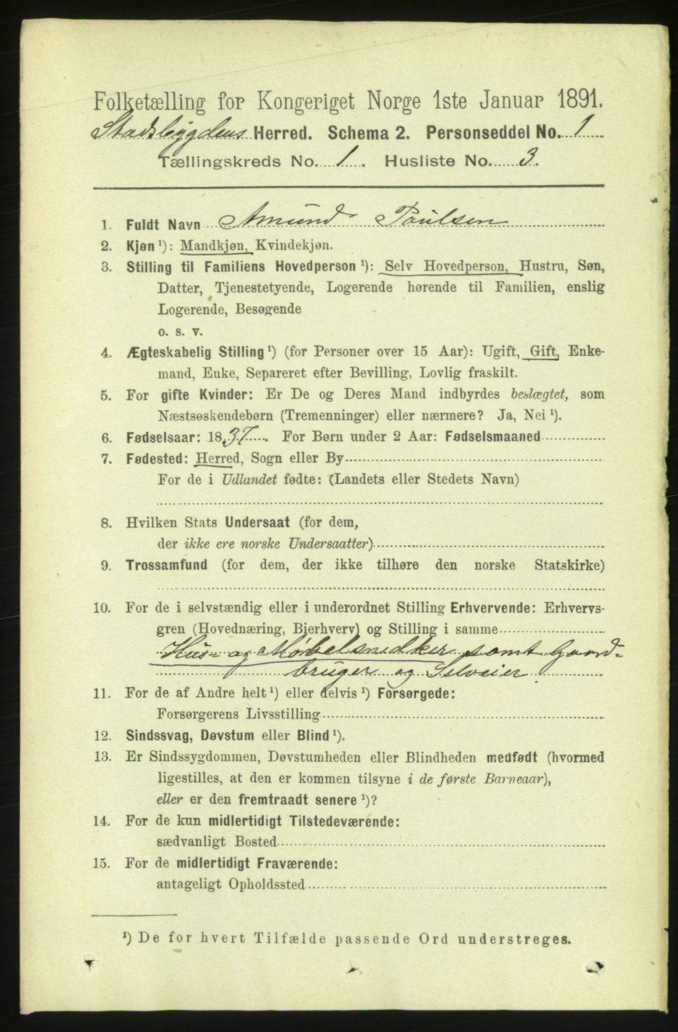 RA, 1891 census for 1625 Stadsbygd, 1891, p. 116