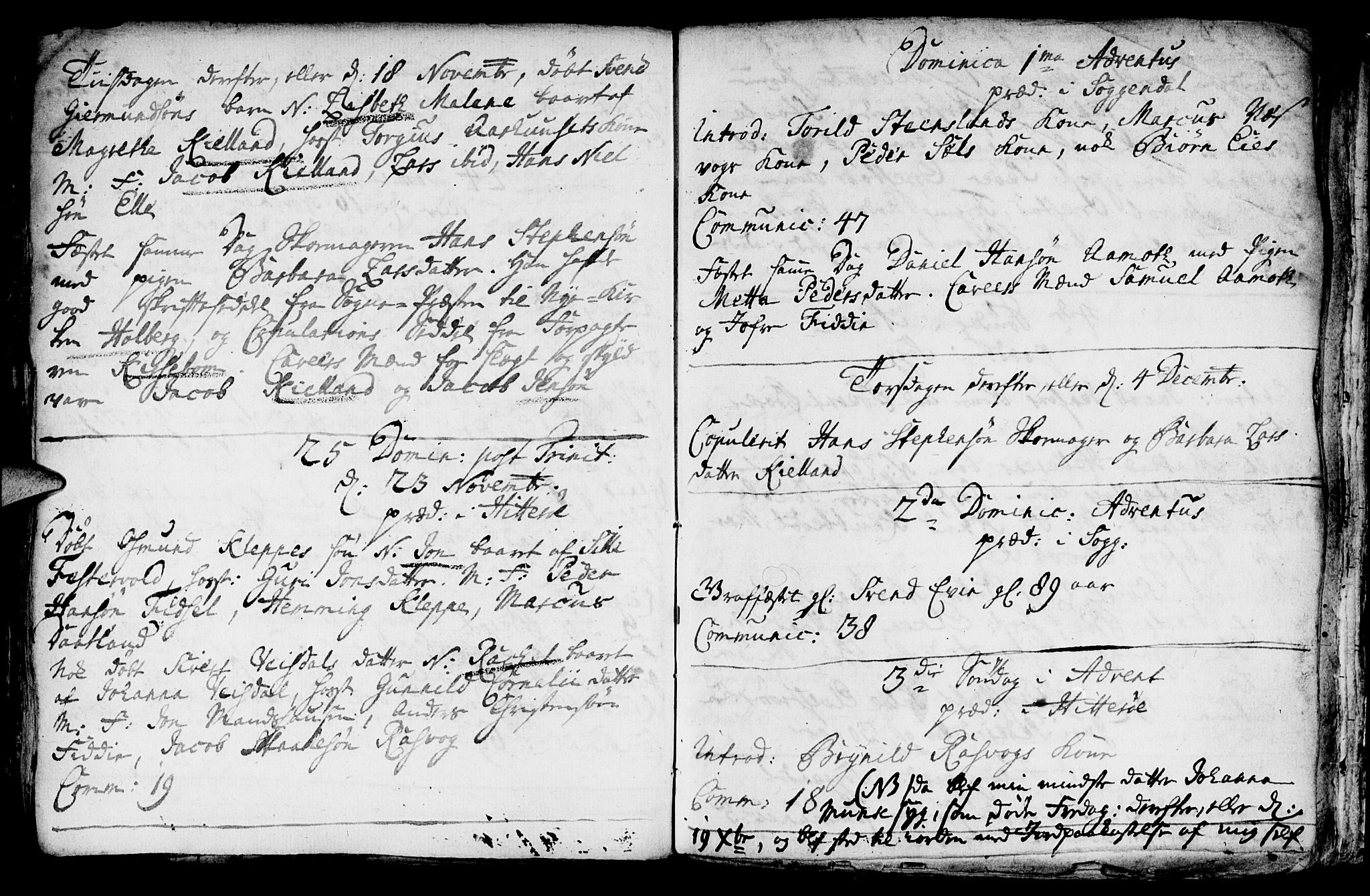 Sokndal sokneprestkontor, AV/SAST-A-101808: Parish register (official) no. A 1, 1729-1740