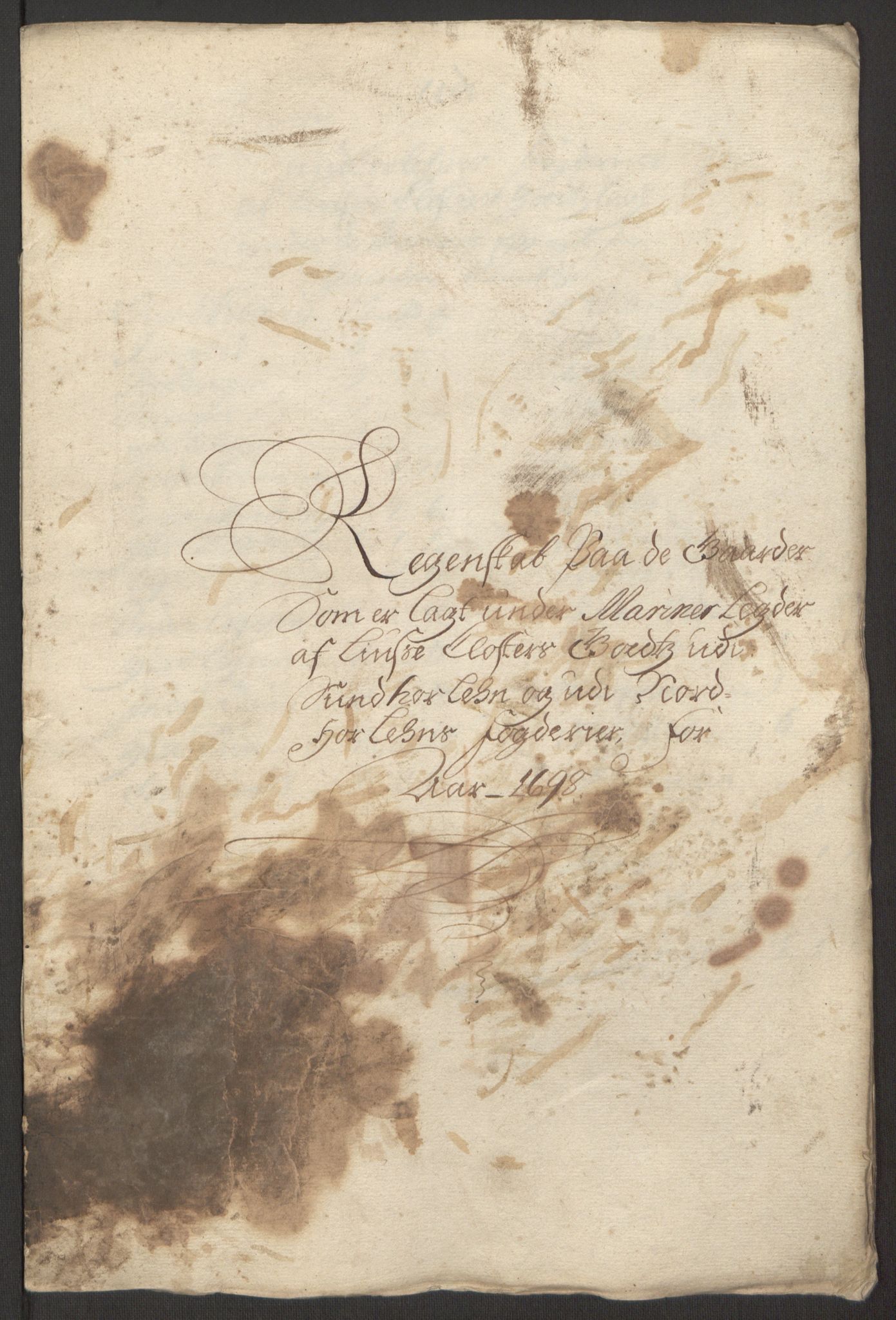 Rentekammeret inntil 1814, Reviderte regnskaper, Fogderegnskap, AV/RA-EA-4092/R50/L3159: Fogderegnskap Lyse kloster, 1691-1709, p. 85