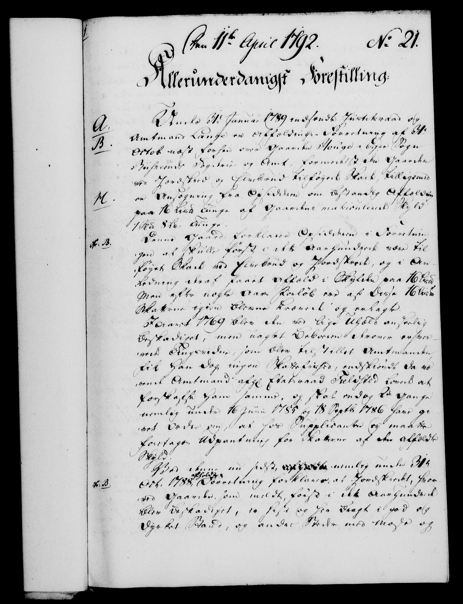 Rentekammeret, Kammerkanselliet, RA/EA-3111/G/Gf/Gfa/L0074: Norsk relasjons- og resolusjonsprotokoll (merket RK 52.74), 1792, p. 142