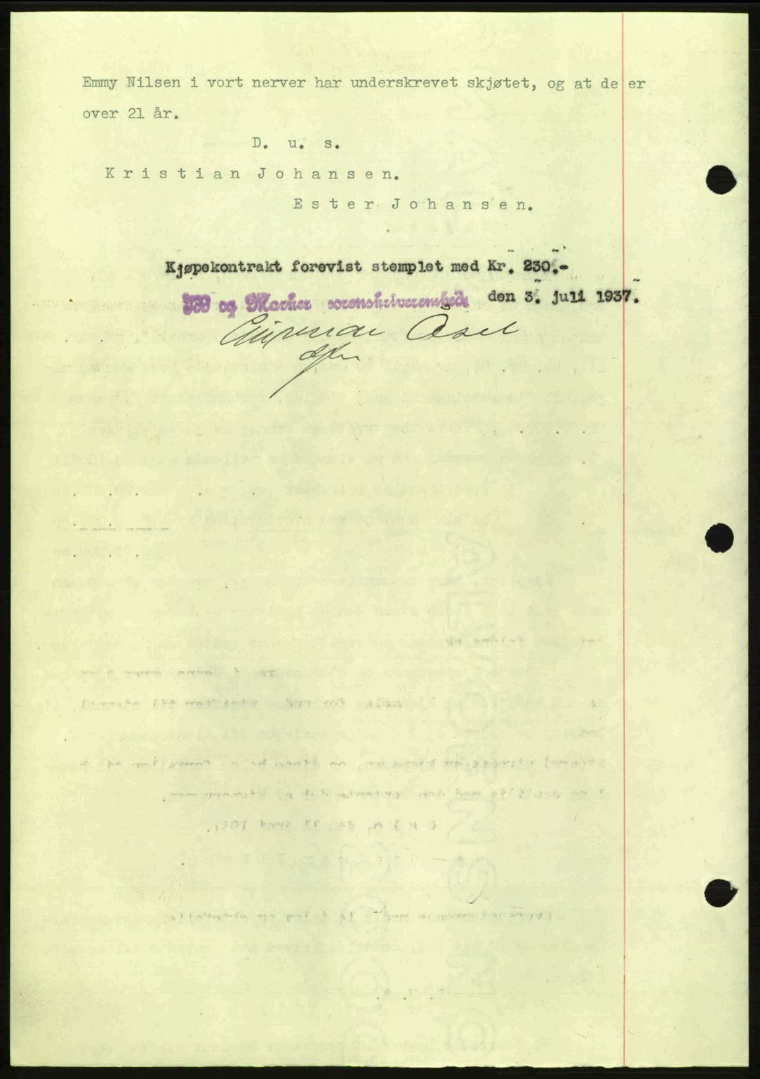 Idd og Marker sorenskriveri, AV/SAO-A-10283/G/Gb/Gbb/L0002: Mortgage book no. A2, 1937-1938, Diary no: : 678/1937