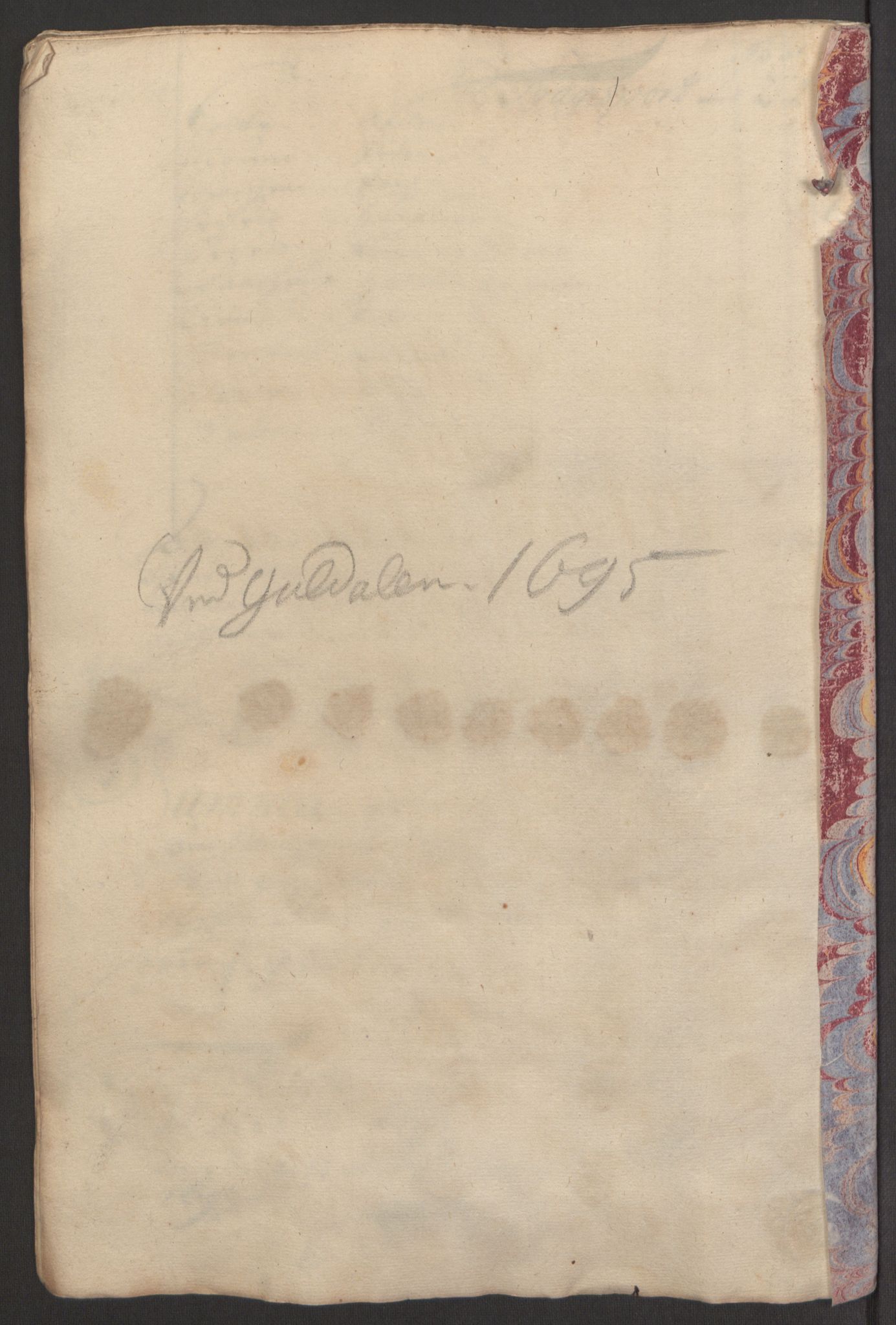Rentekammeret inntil 1814, Reviderte regnskaper, Fogderegnskap, RA/EA-4092/R60/L3945: Fogderegnskap Orkdal og Gauldal, 1695, p. 354