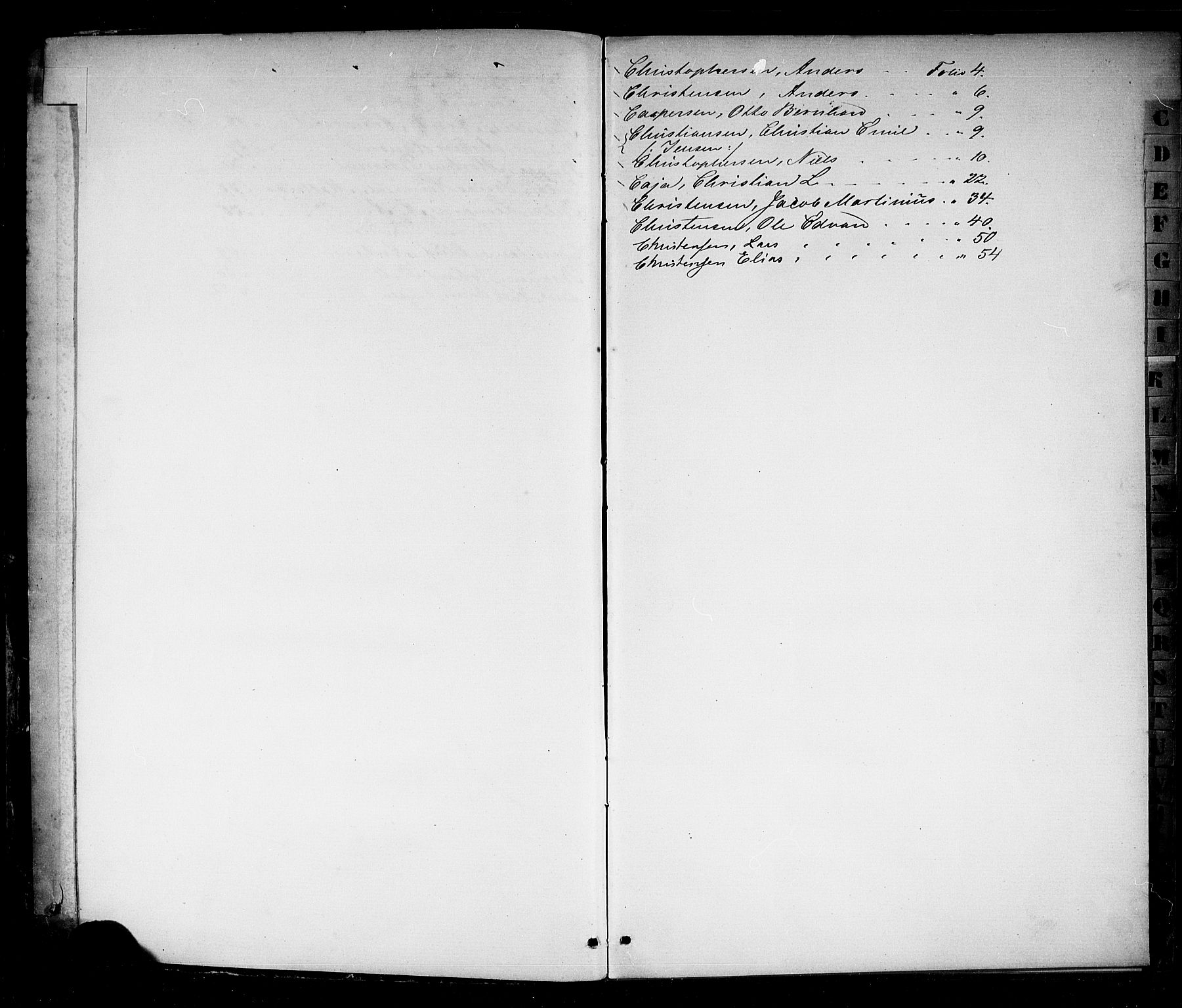 Horten innrulleringskontor, AV/SAKO-A-785/F/Fe/L0001: Patent nr. 1-171, 1860-1868, p. 5