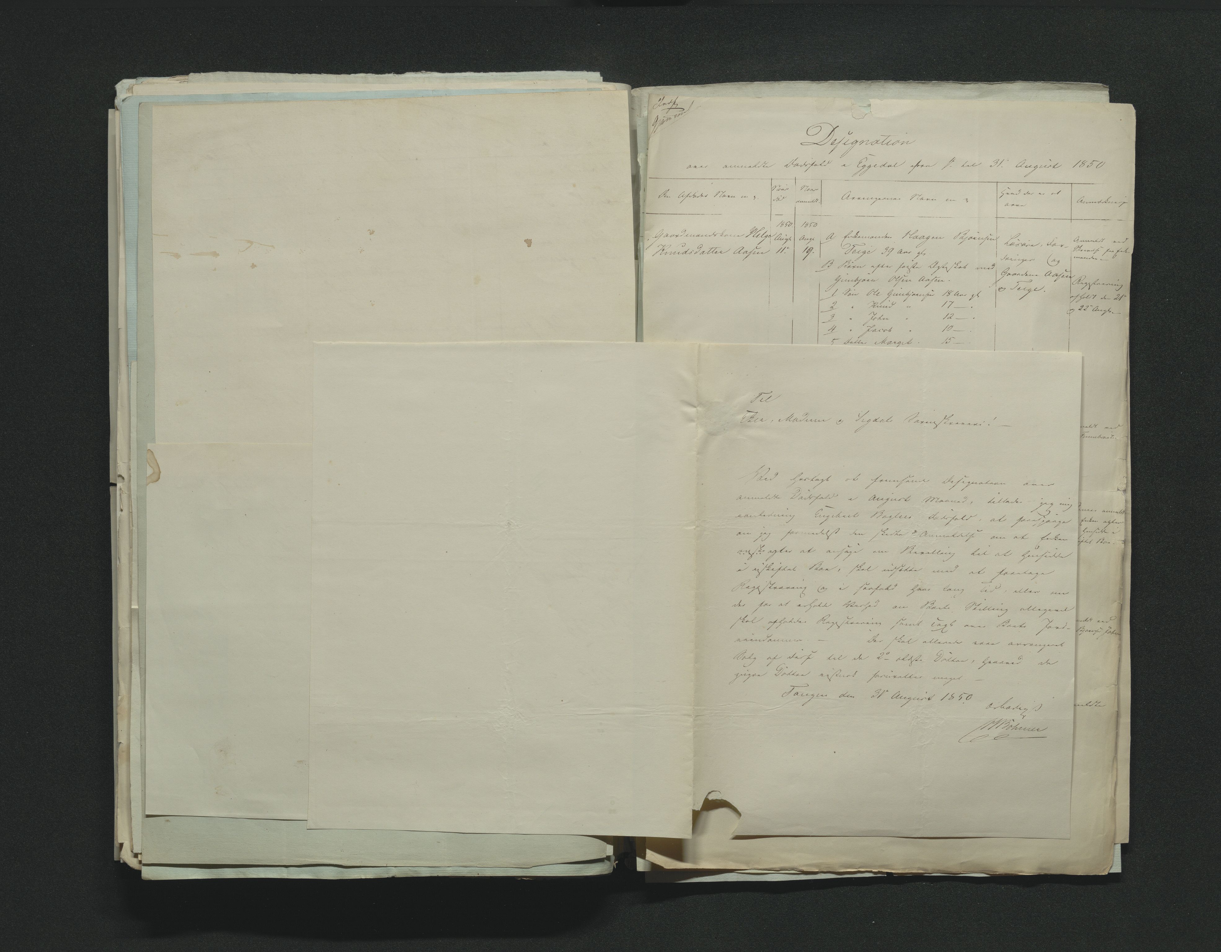 Eiker, Modum og Sigdal sorenskriveri, AV/SAKO-A-123/H/Ha/Hab/L0008: Dødsfallsmeldinger, 1850-1853