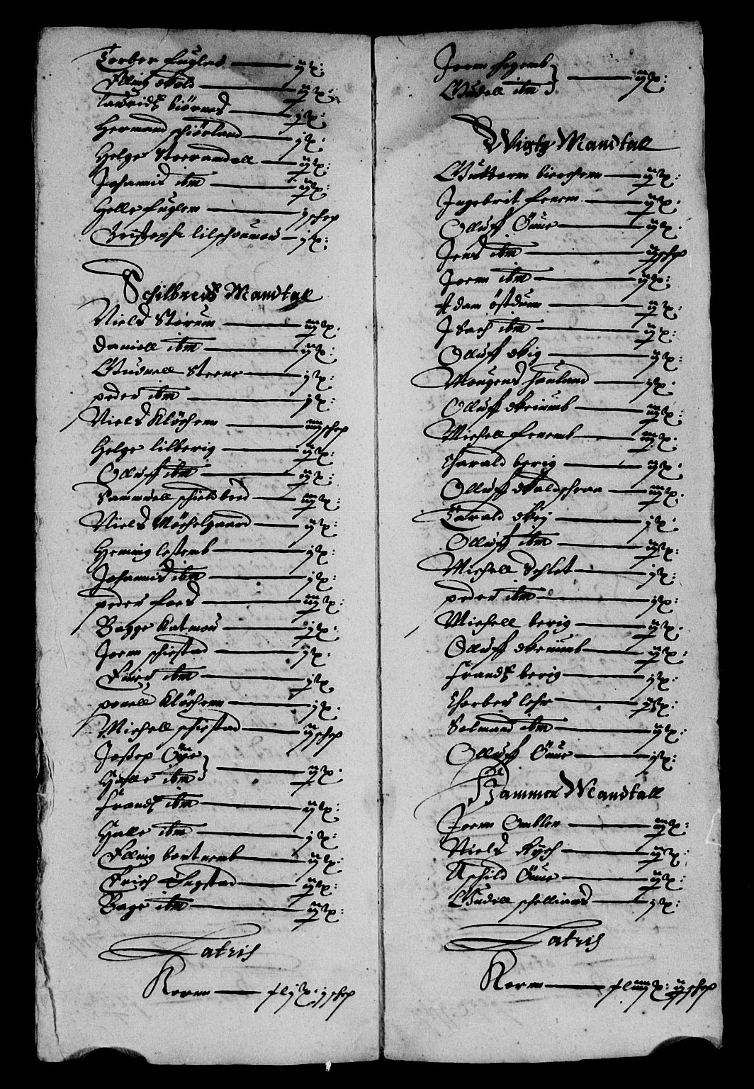 Rentekammeret inntil 1814, Reviderte regnskaper, Lensregnskaper, AV/RA-EA-5023/R/Rb/Rbw/L0095: Trondheim len, 1649-1650