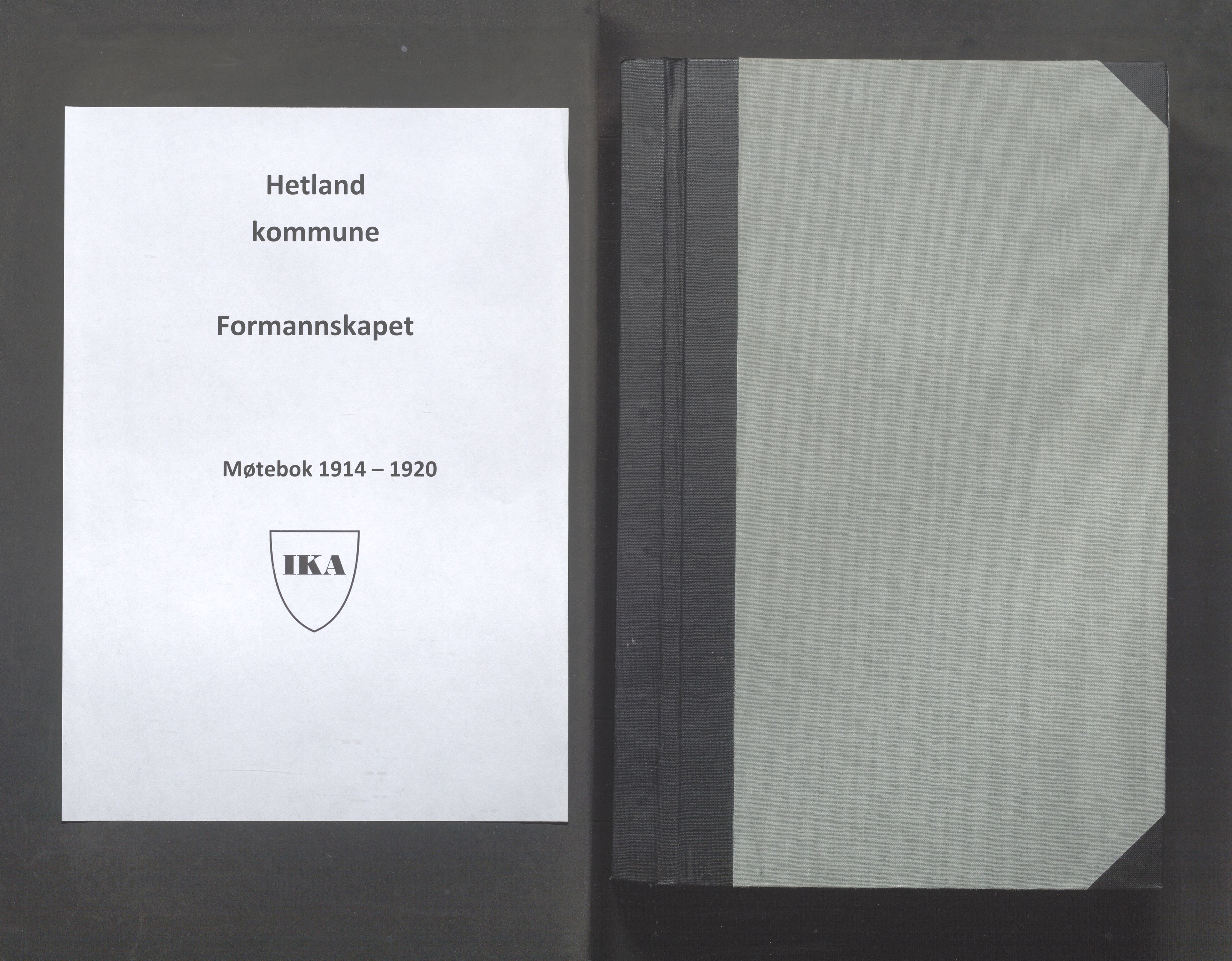 Randaberg kommune - Formannskapet, IKAR/K-101471/A/L0013: Møtebok - Hetland, 1914-1920