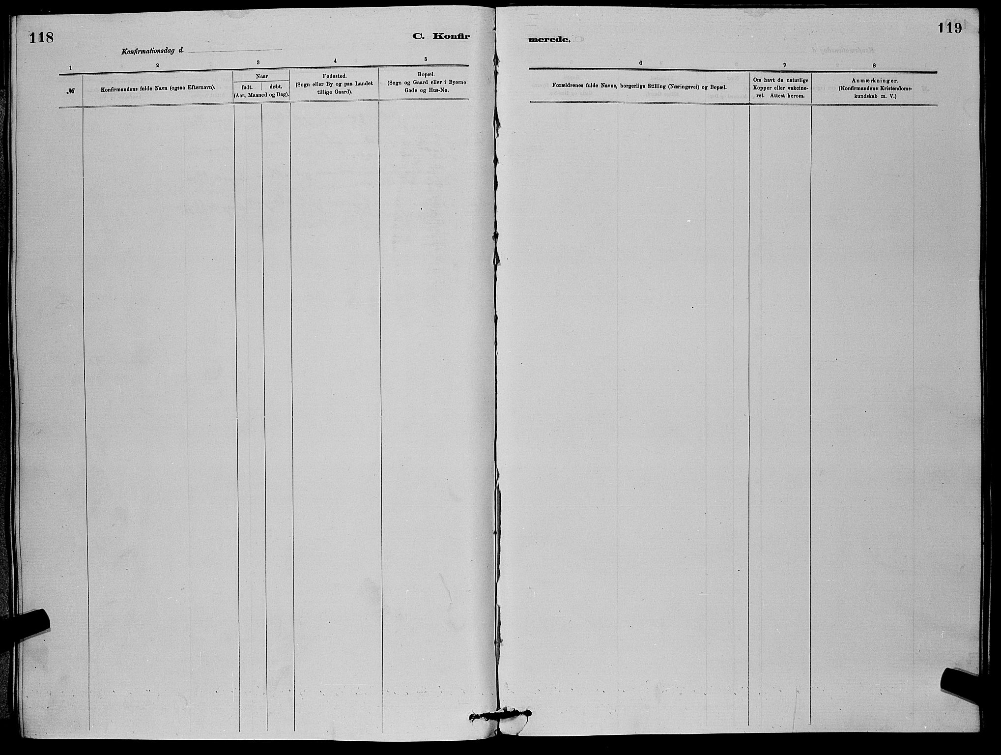 Eiker kirkebøker, SAKO/A-4/G/Gb/L0003: Parish register (copy) no. II 3, 1880-1893, p. 118