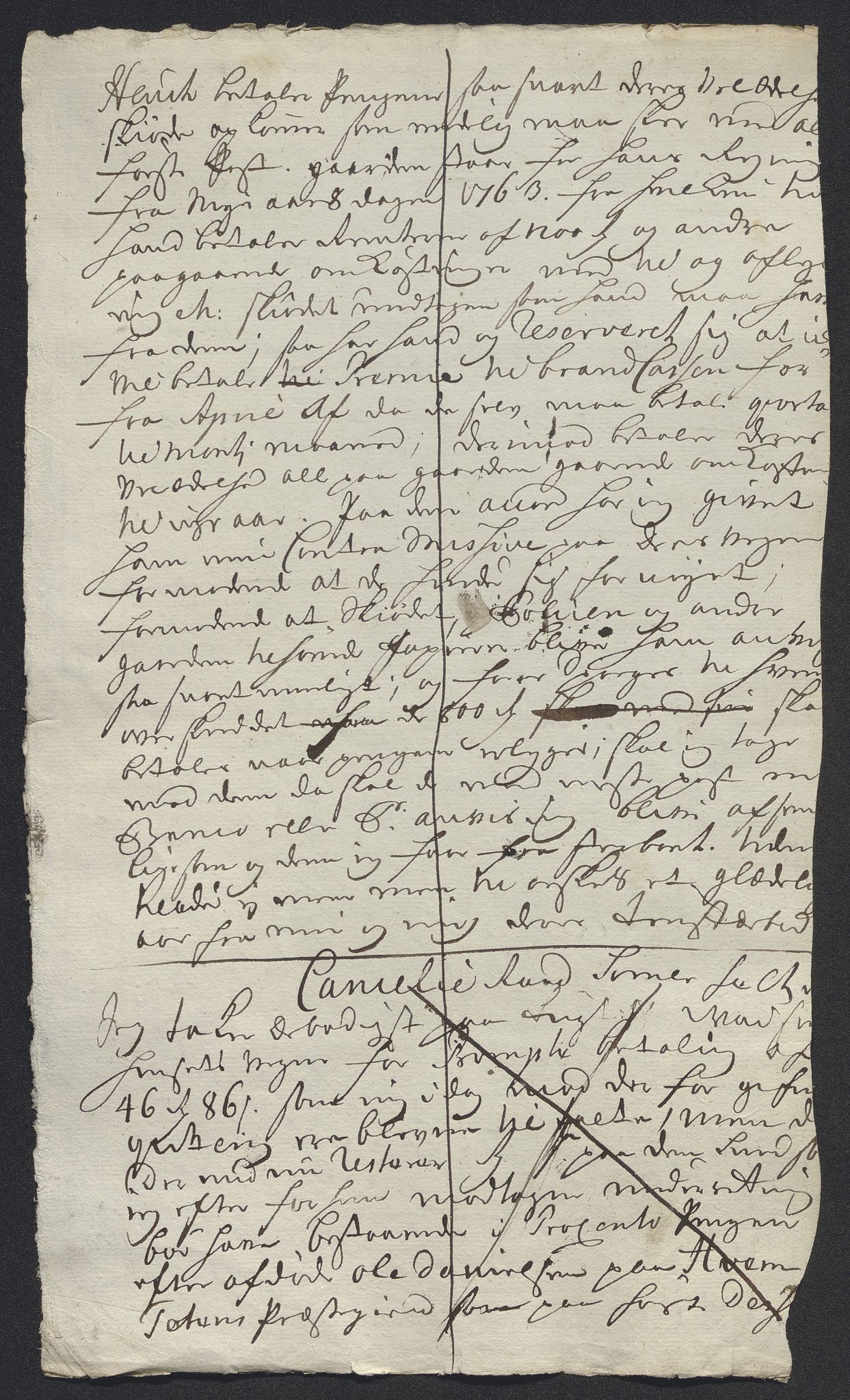 Kristiania tukthus, AV/SAO-A-10644/A/Ad/Adc/L0001: Innkomne skriv, 1740-1789, p. 209