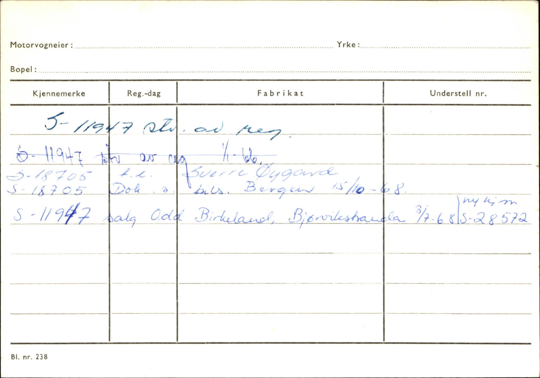 Statens vegvesen, Sogn og Fjordane vegkontor, AV/SAB-A-5301/4/F/L0132: Eigarregister Askvoll A-Å. Balestrand A-Å, 1945-1975, p. 498