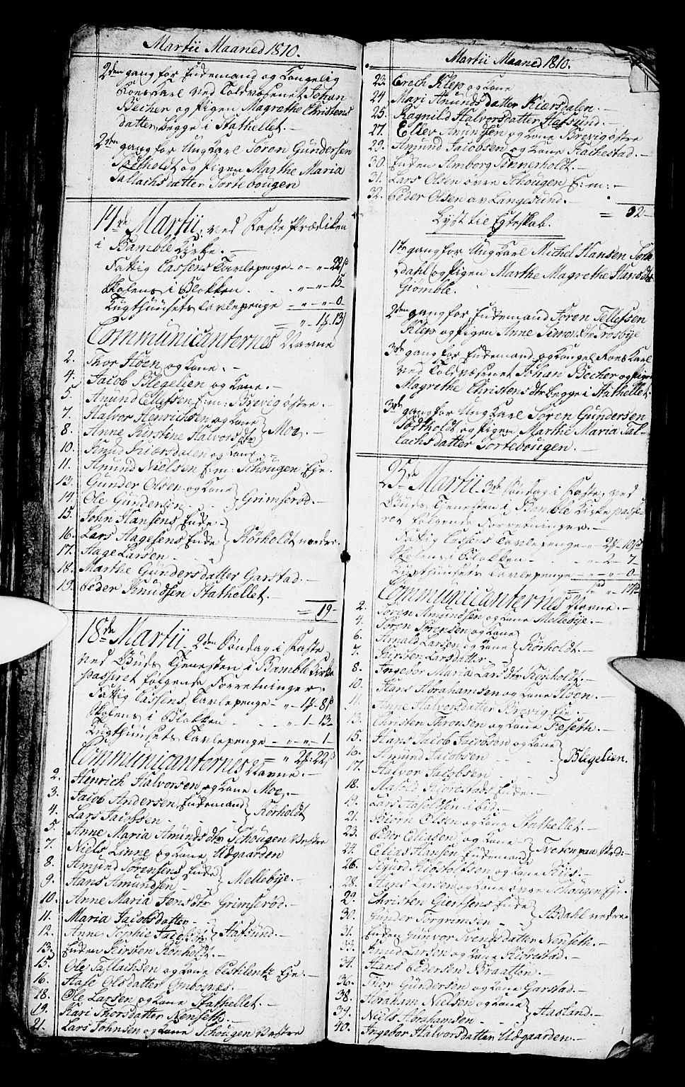 Bamble kirkebøker, AV/SAKO-A-253/G/Ga/L0004: Parish register (copy) no. I 4, 1808-1814