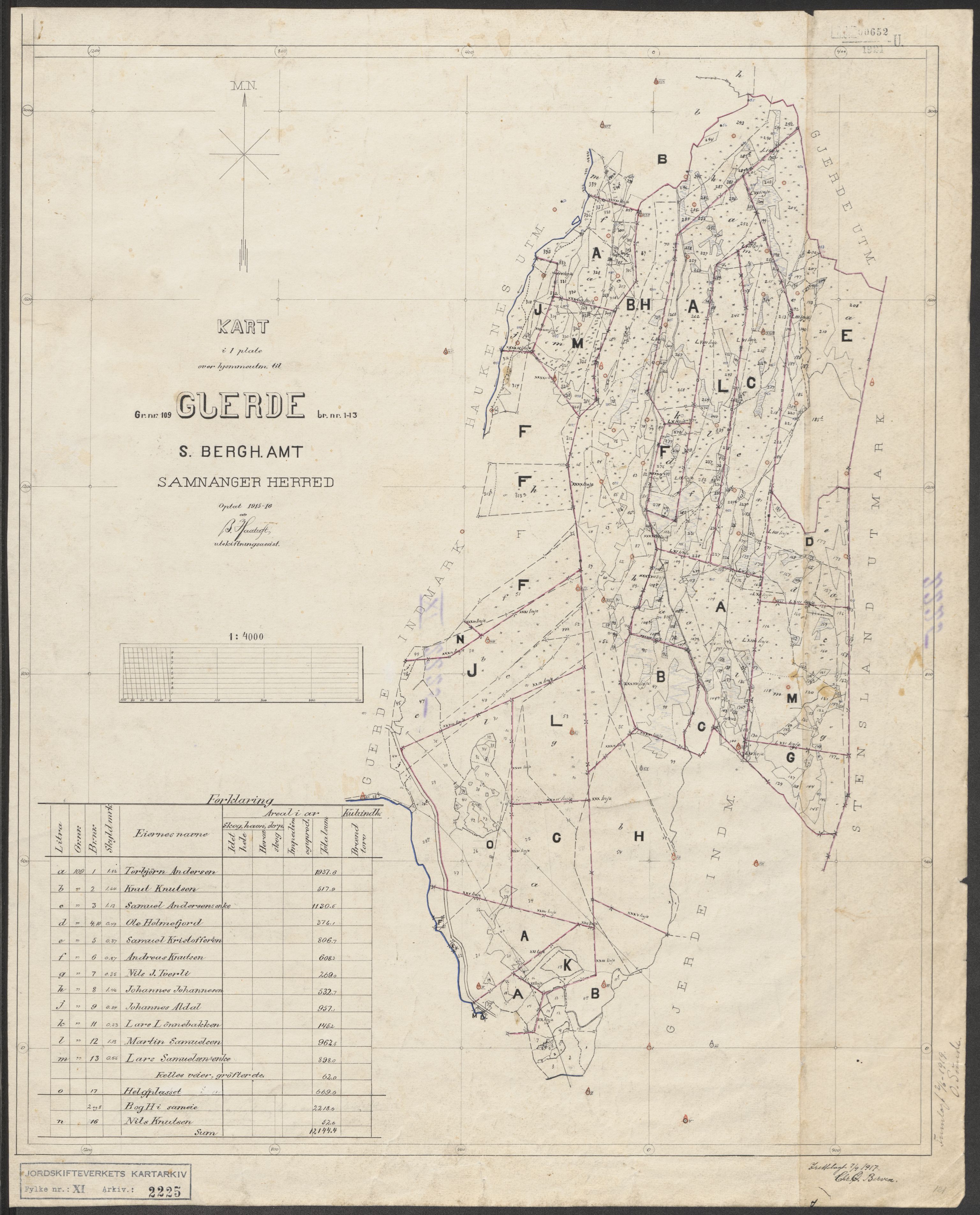 Jordskifteverkets kartarkiv, AV/RA-S-3929/T, 1859-1988, p. 2484