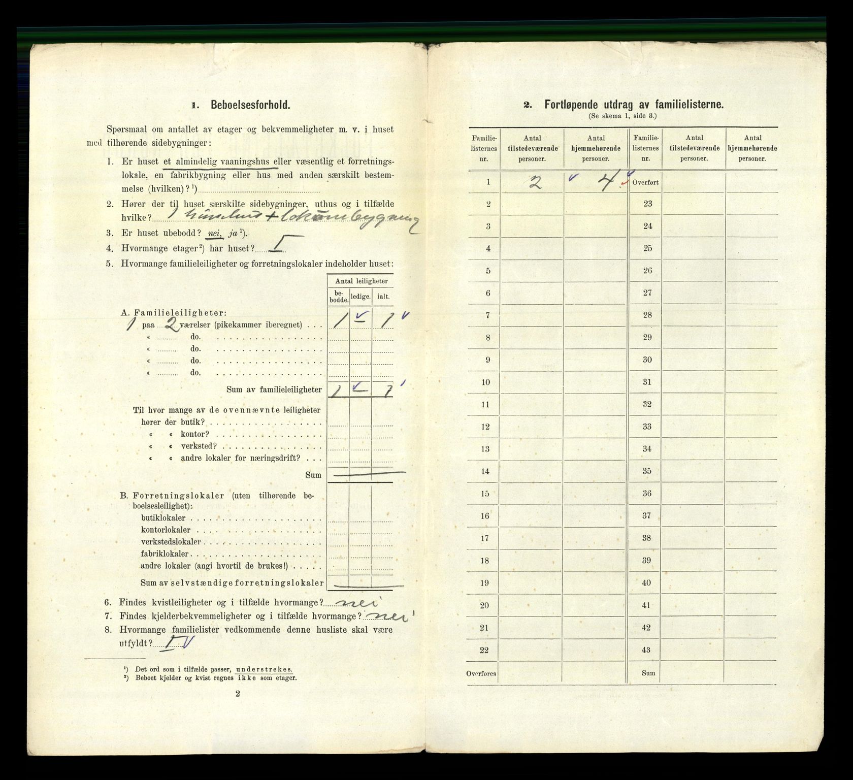 RA, 1910 census for Kragerø, 1910, p. 4259