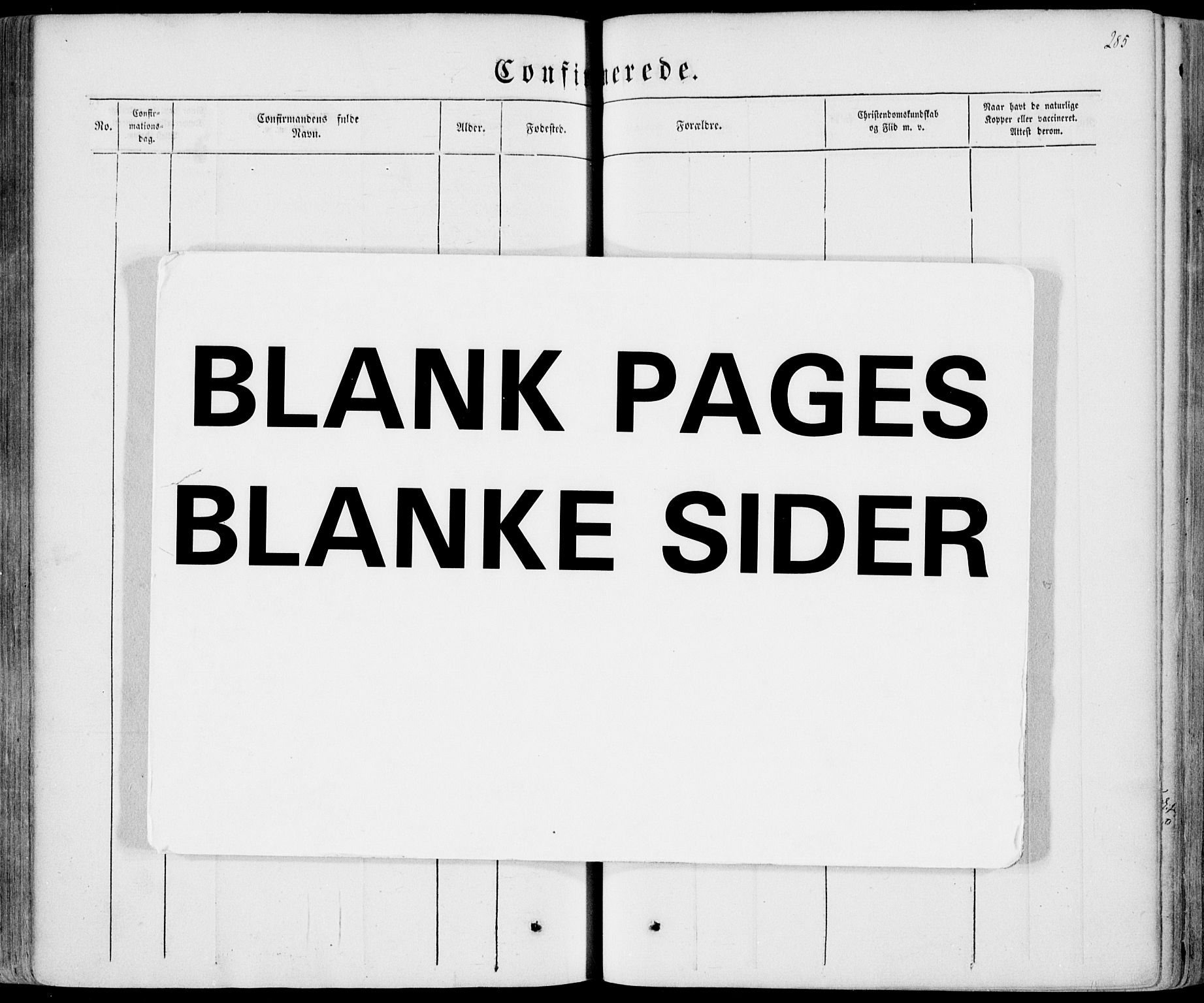 Bamble kirkebøker, AV/SAKO-A-253/F/Fa/L0005: Parish register (official) no. I 5, 1854-1869, p. 285