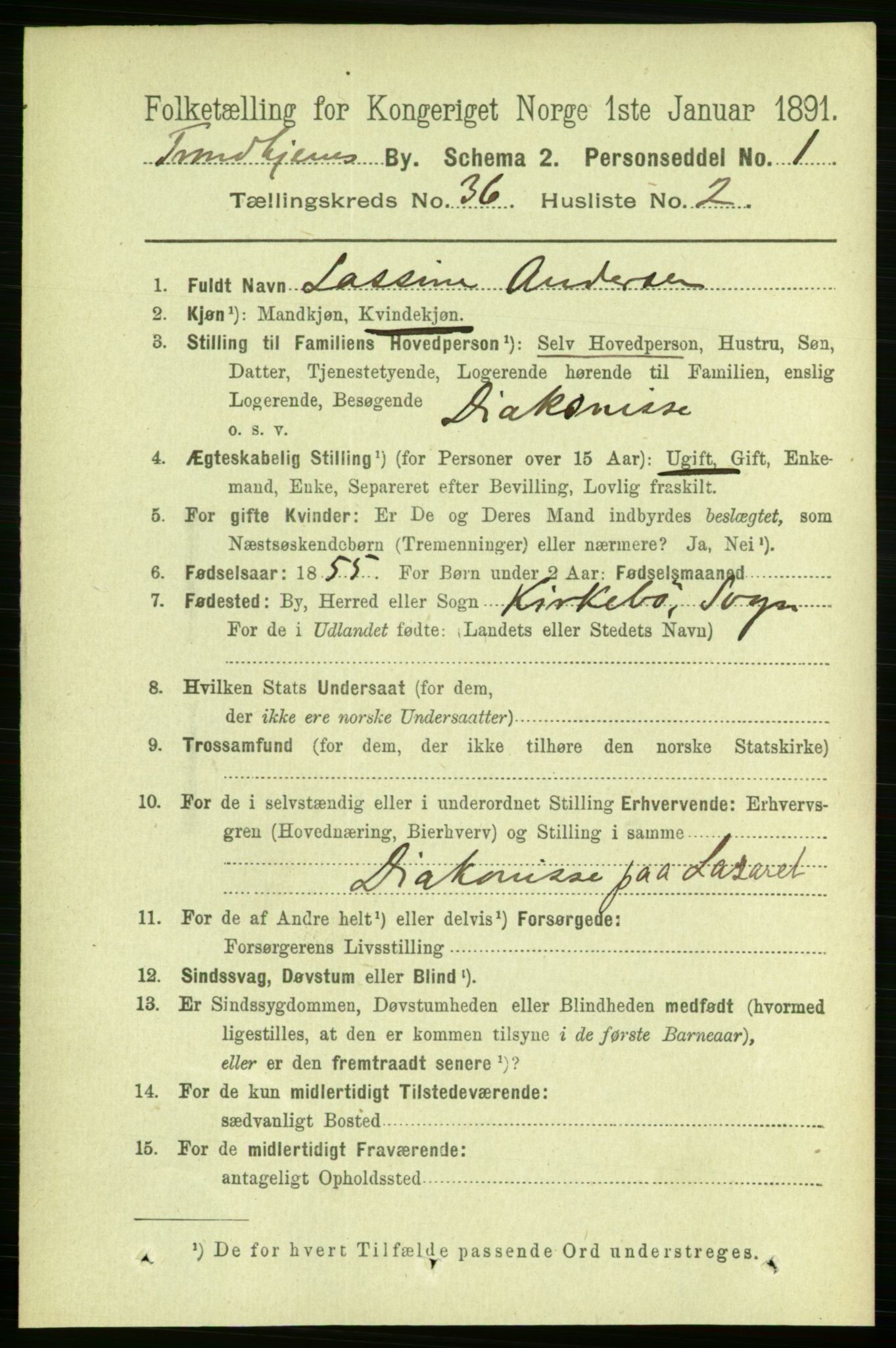 RA, 1891 census for 1601 Trondheim, 1891, p. 26936