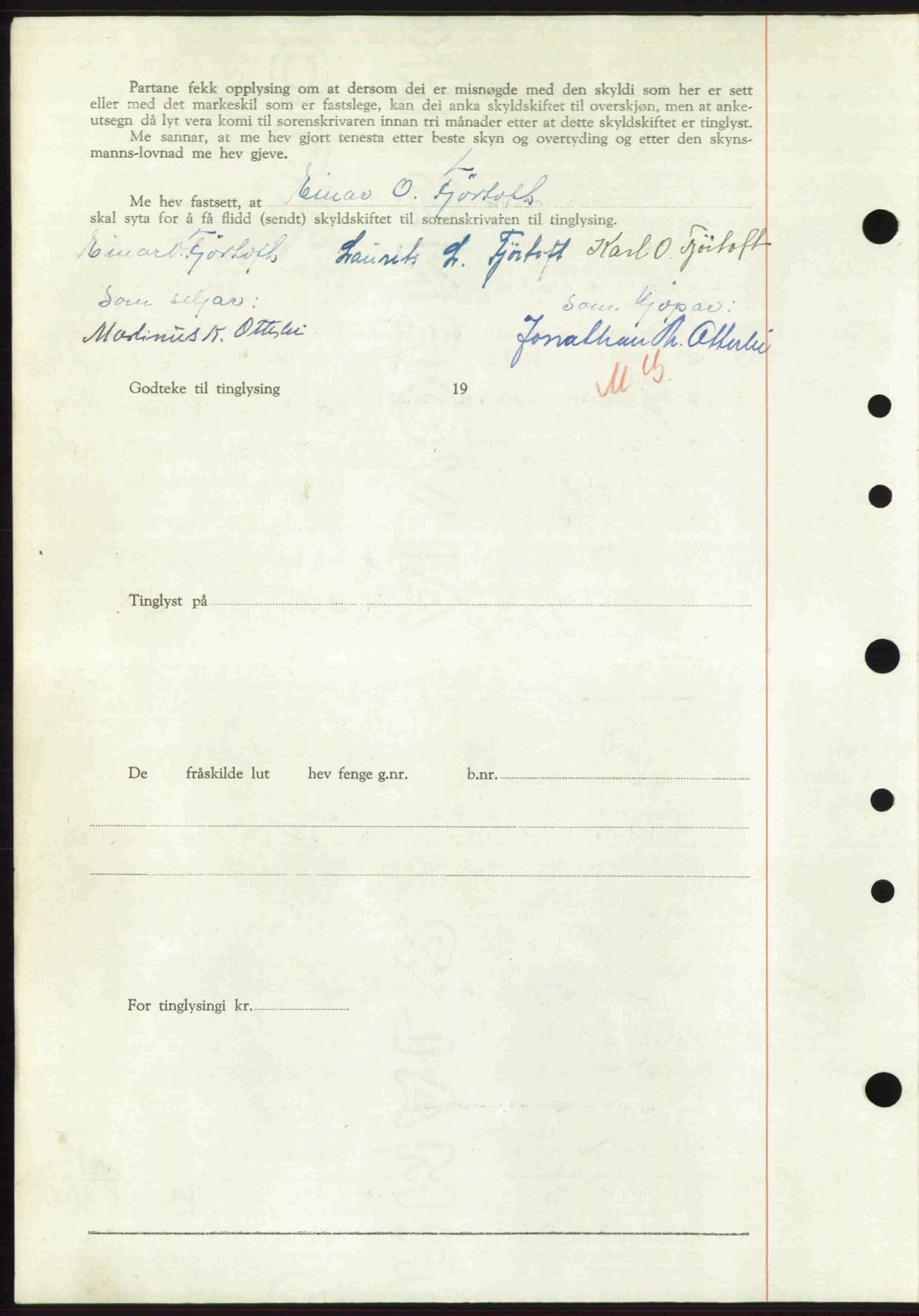 Nordre Sunnmøre sorenskriveri, AV/SAT-A-0006/1/2/2C/2Ca: Mortgage book no. A31, 1949-1949, Diary no: : 1378/1949