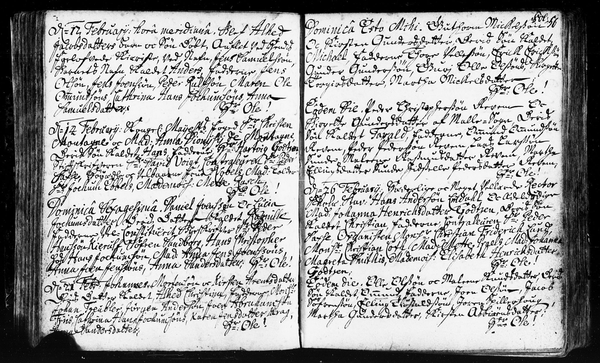 Domkirken sokneprestkontor, SAST/A-101812/001/30/30BB/L0002: Parish register (copy) no. B 2, 1714-1733, p. 56