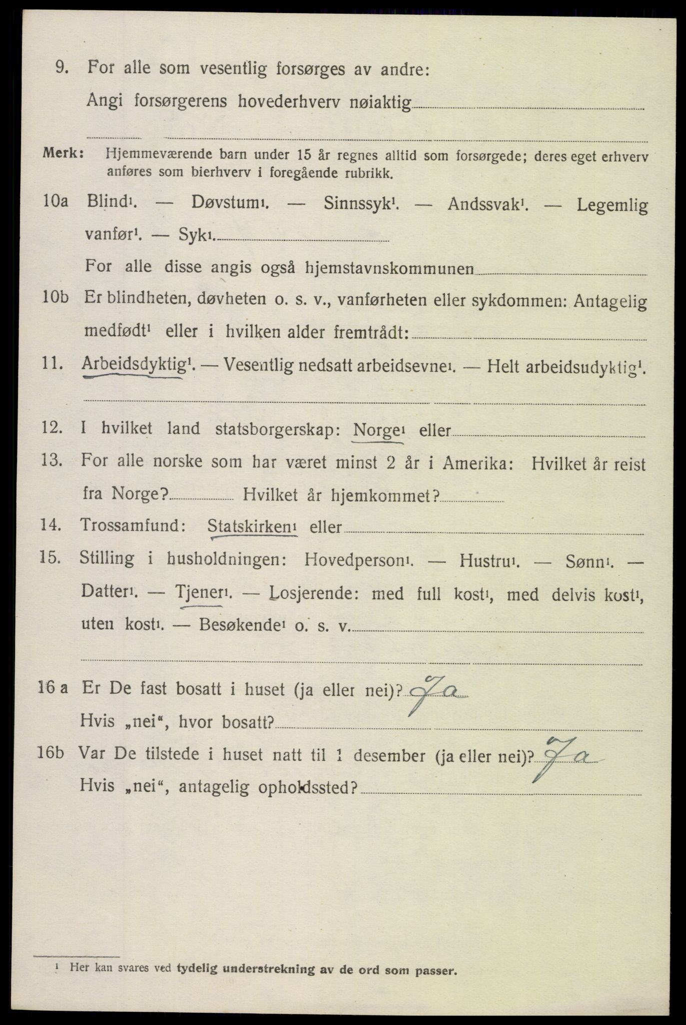 SAH, 1920 census for Sør-Aurdal, 1920, p. 5918