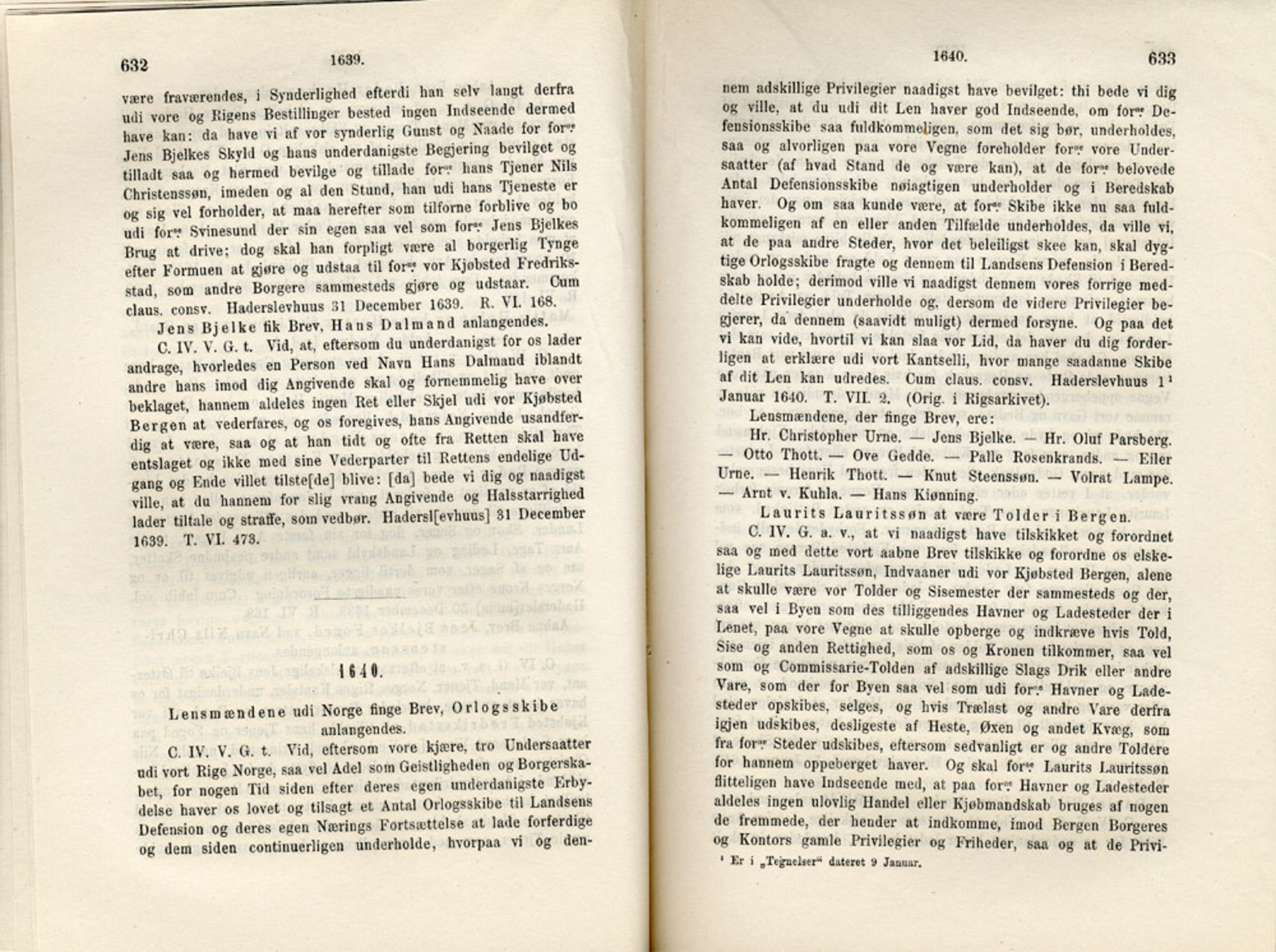 Publikasjoner utgitt av Det Norske Historiske Kildeskriftfond, PUBL/-/-/-: Norske Rigs-Registranter, bind 7, 1635-1640, p. 632-633