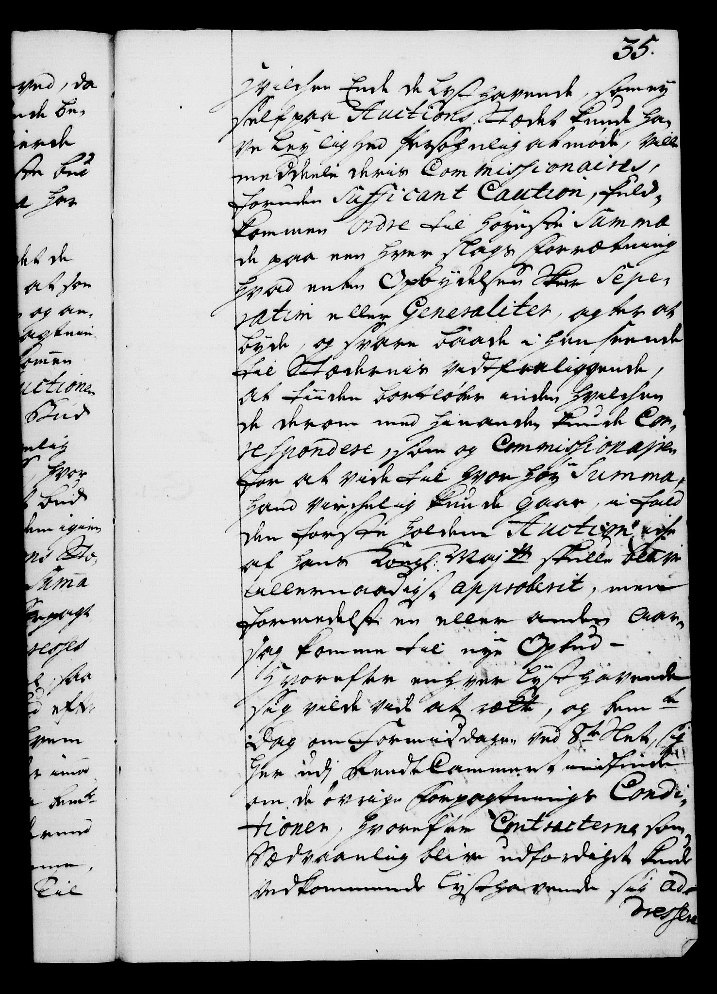 Rentekammeret, Kammerkanselliet, RA/EA-3111/G/Gg/Gga/L0003: Norsk ekspedisjonsprotokoll med register (merket RK 53.3), 1727-1734, p. 35