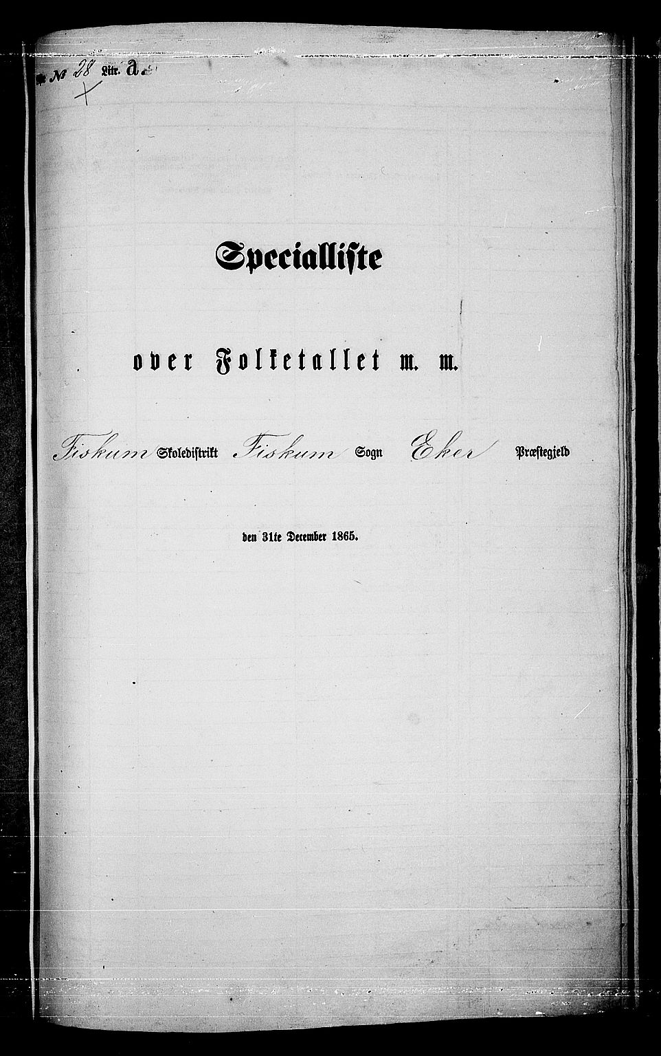 RA, 1865 census for Eiker, 1865, p. 515