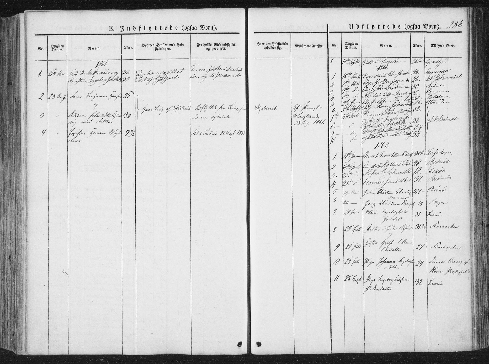 Ministerialprotokoller, klokkerbøker og fødselsregistre - Nordland, AV/SAT-A-1459/810/L0144: Parish register (official) no. 810A07 /1, 1841-1862, p. 286