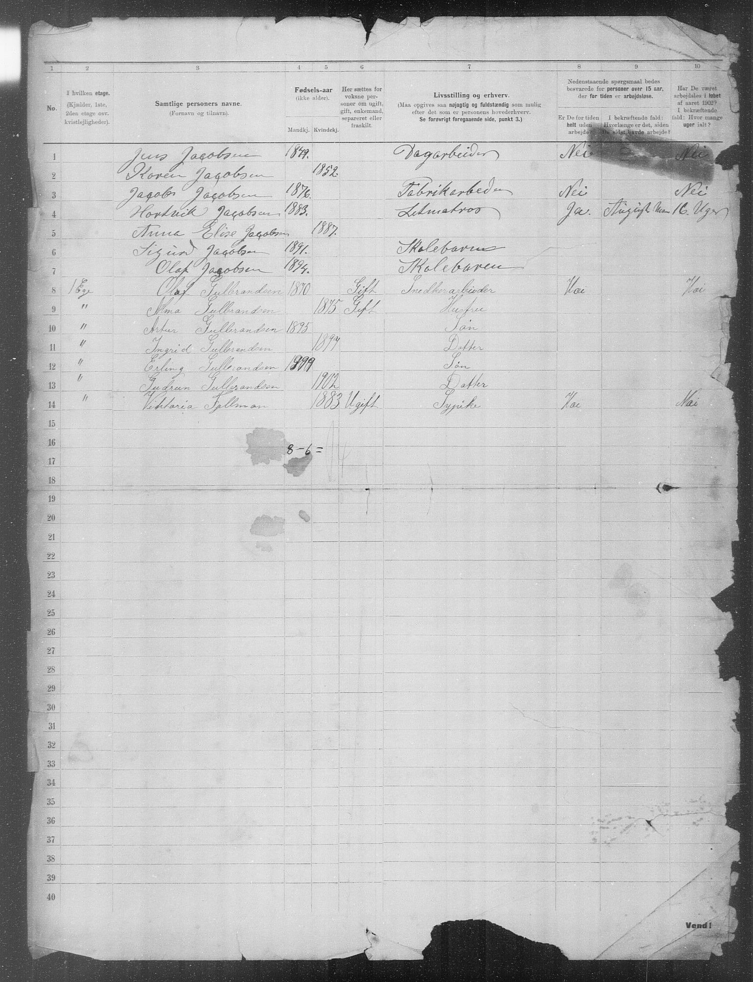 OBA, Municipal Census 1902 for Kristiania, 1902, p. 23297