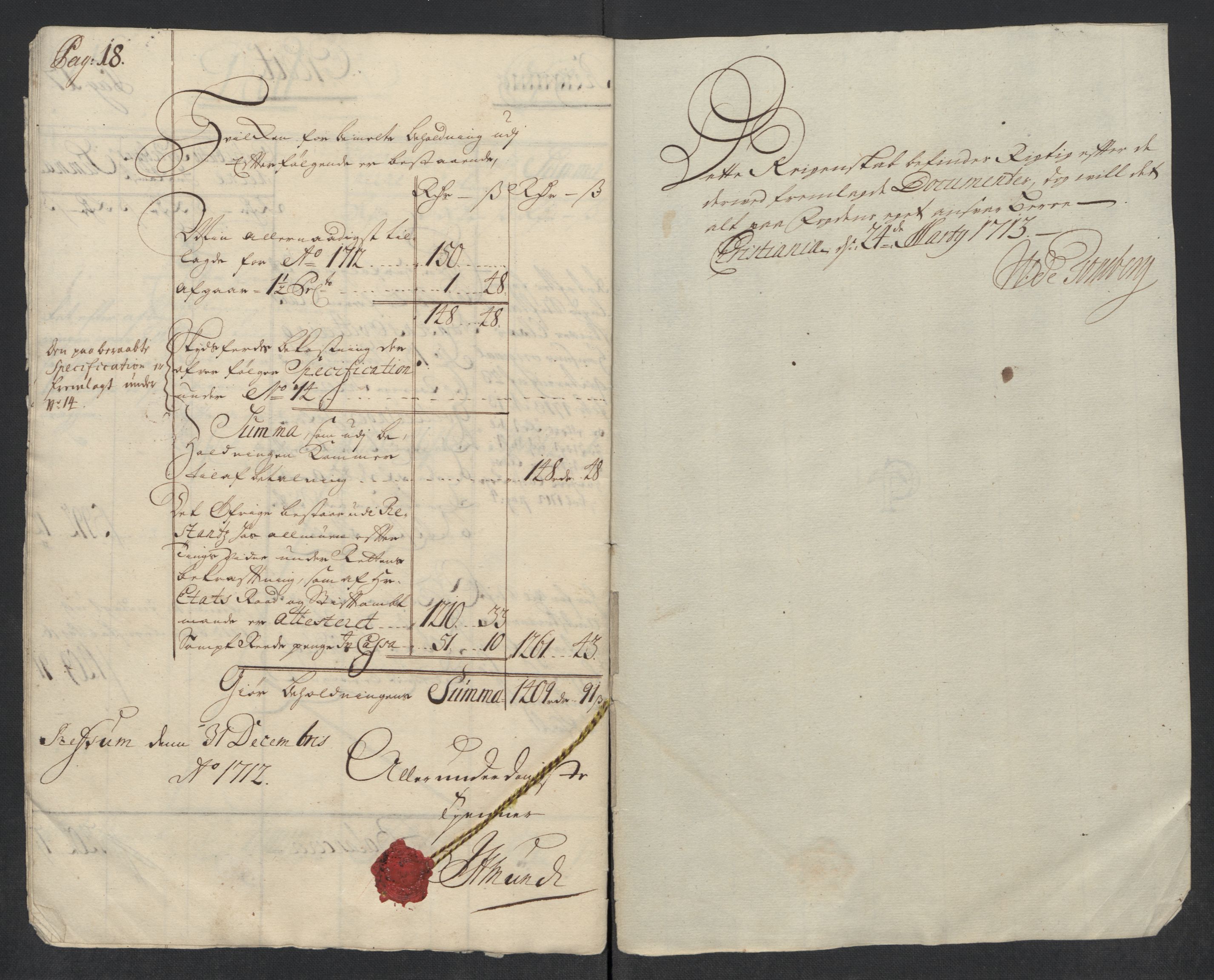 Rentekammeret inntil 1814, Reviderte regnskaper, Fogderegnskap, AV/RA-EA-4092/R11/L0594: Fogderegnskap Nedre Romerike, 1712, p. 12
