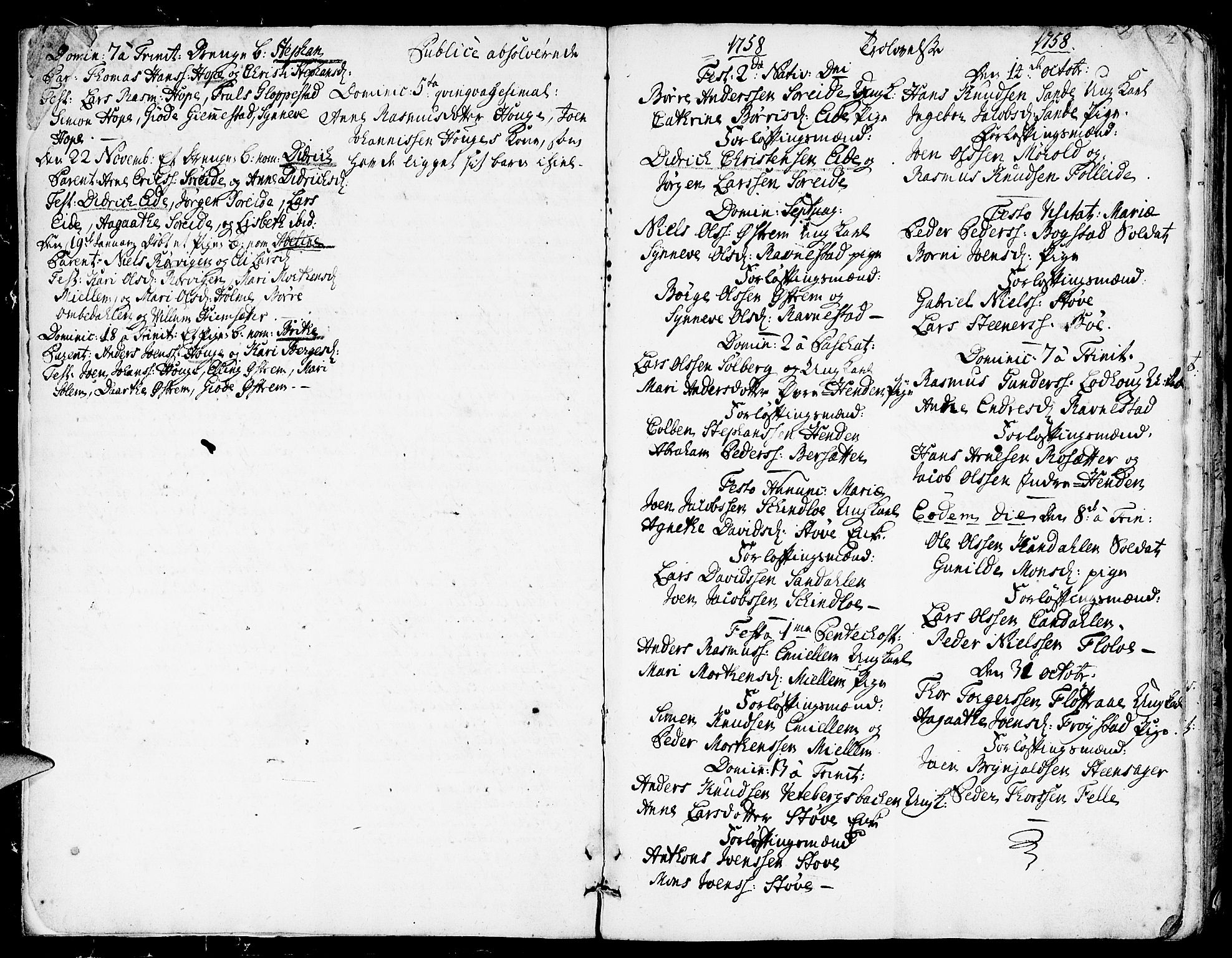 Gloppen sokneprestembete, SAB/A-80101/H/Haa/Haaa/L0004: Parish register (official) no. A 4, 1758-1784, p. 4