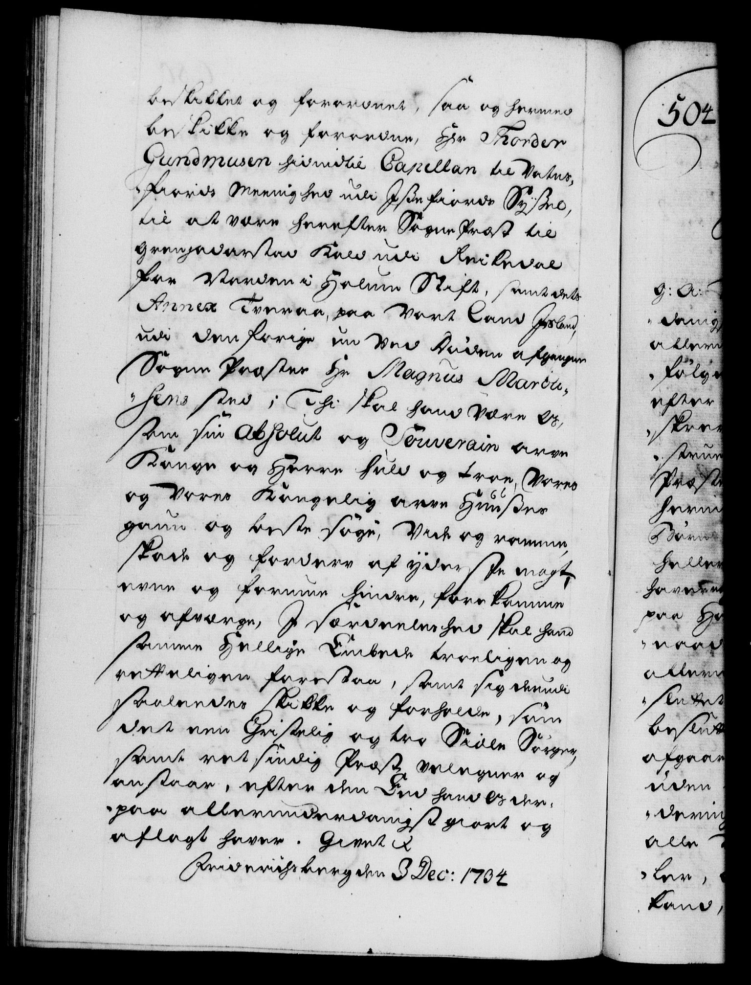 Danske Kanselli 1572-1799, AV/RA-EA-3023/F/Fc/Fca/Fcaa/L0028: Norske registre, 1733-1734, p. 680b
