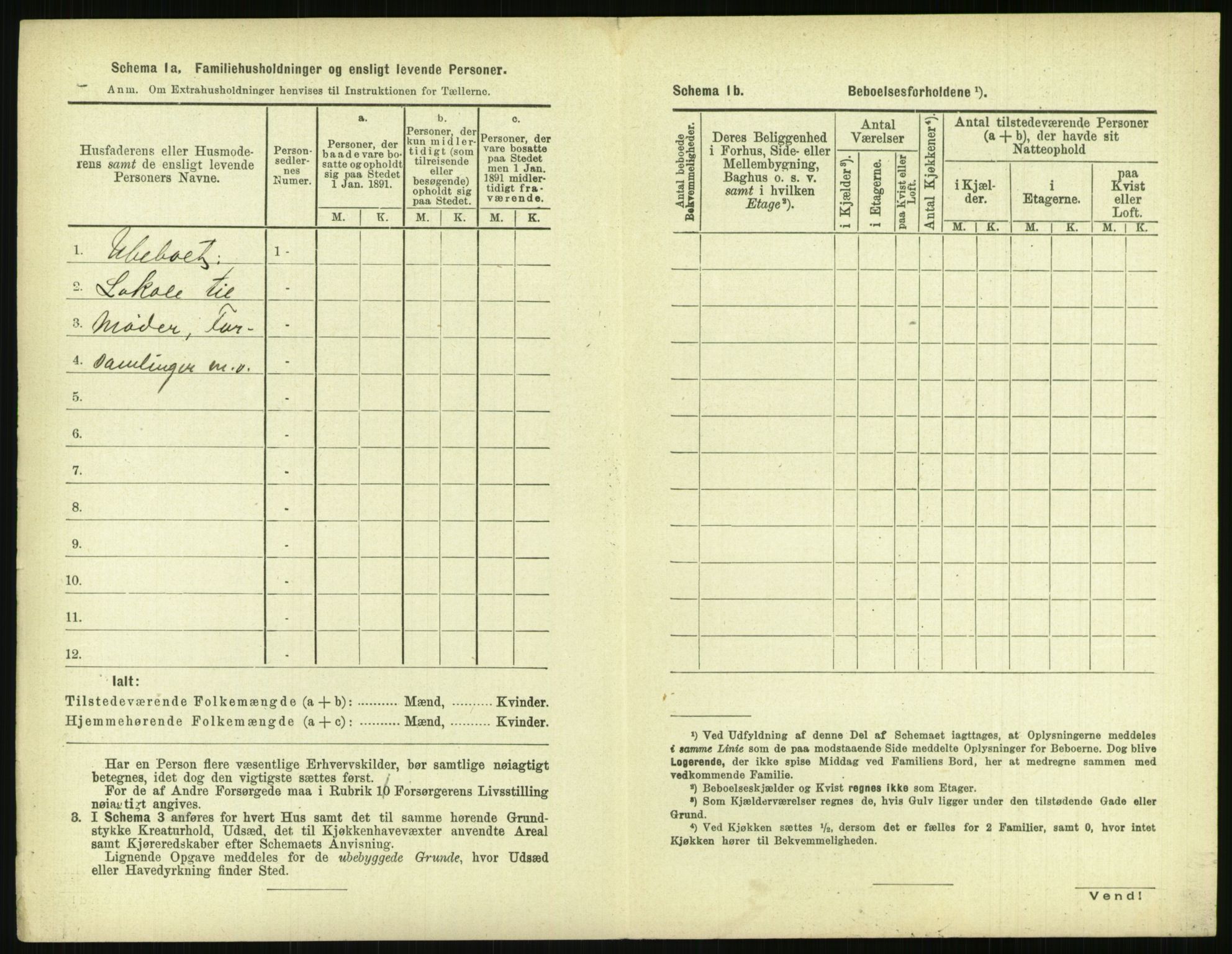 RA, 1891 census for 0903 Arendal, 1891, p. 859