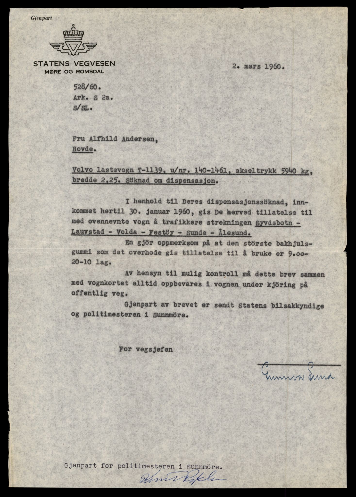 Møre og Romsdal vegkontor - Ålesund trafikkstasjon, AV/SAT-A-4099/F/Fe/L0010: Registreringskort for kjøretøy T 1050 - T 1169, 1927-1998, p. 2491