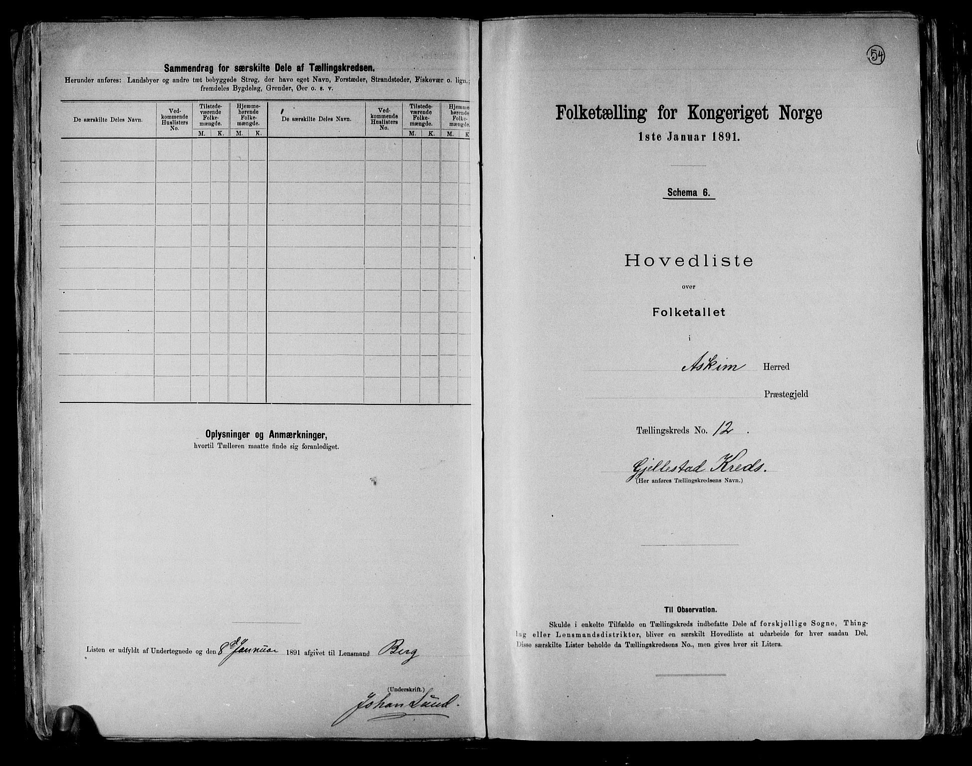 RA, 1891 census for 0124 Askim, 1891, p. 28