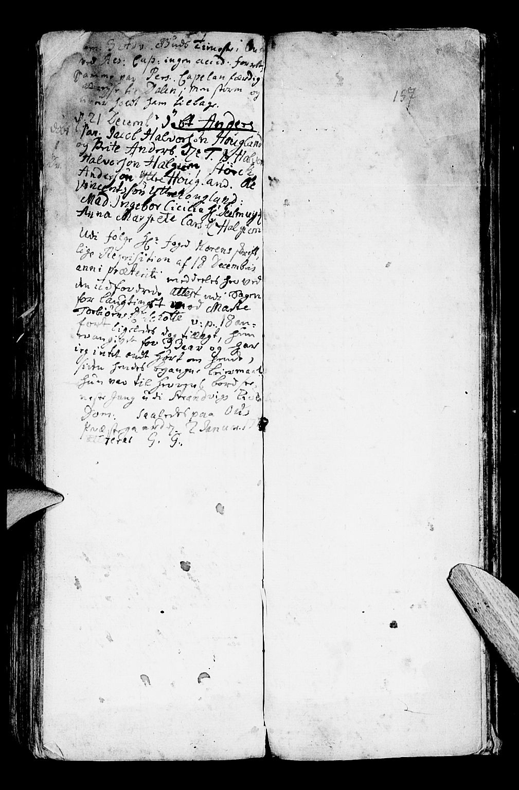 Os sokneprestembete, SAB/A-99929: Parish register (official) no. A 9, 1766-1779, p. 157