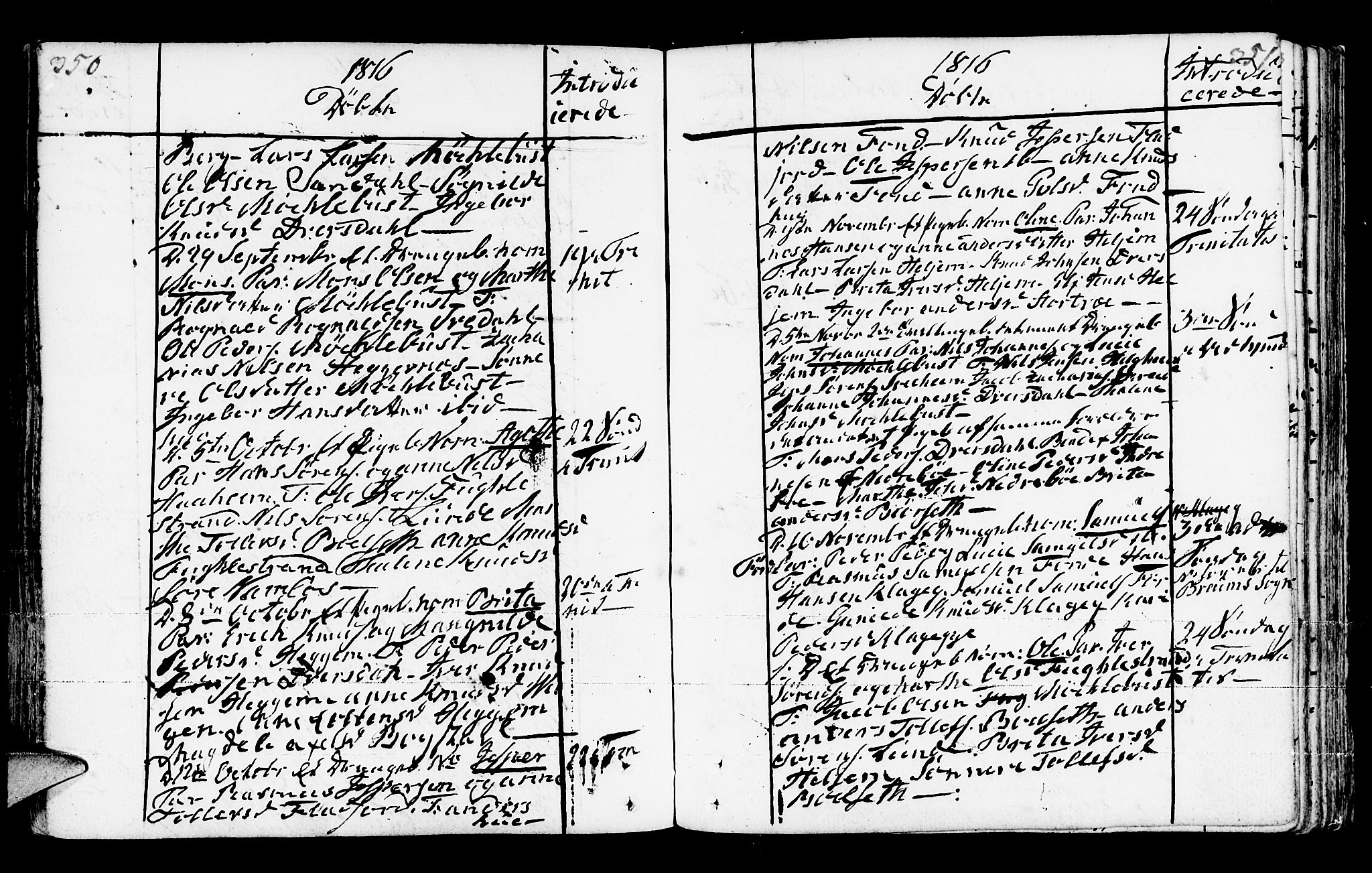 Jølster sokneprestembete, AV/SAB-A-80701/H/Haa/Haaa/L0006: Parish register (official) no. A 6, 1790-1821, p. 350-351