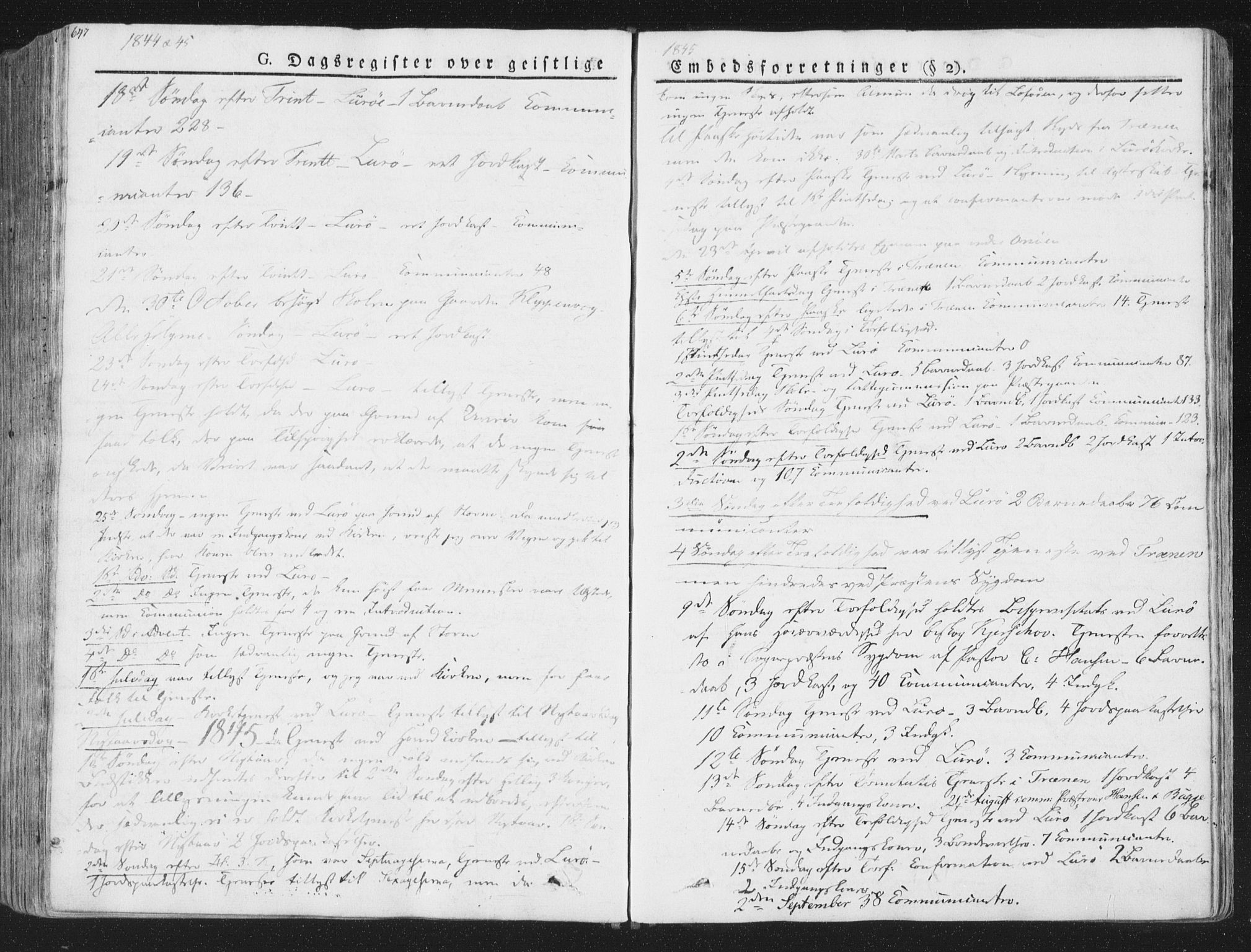 Ministerialprotokoller, klokkerbøker og fødselsregistre - Nordland, SAT/A-1459/839/L0566: Parish register (official) no. 839A03, 1825-1862, p. 647