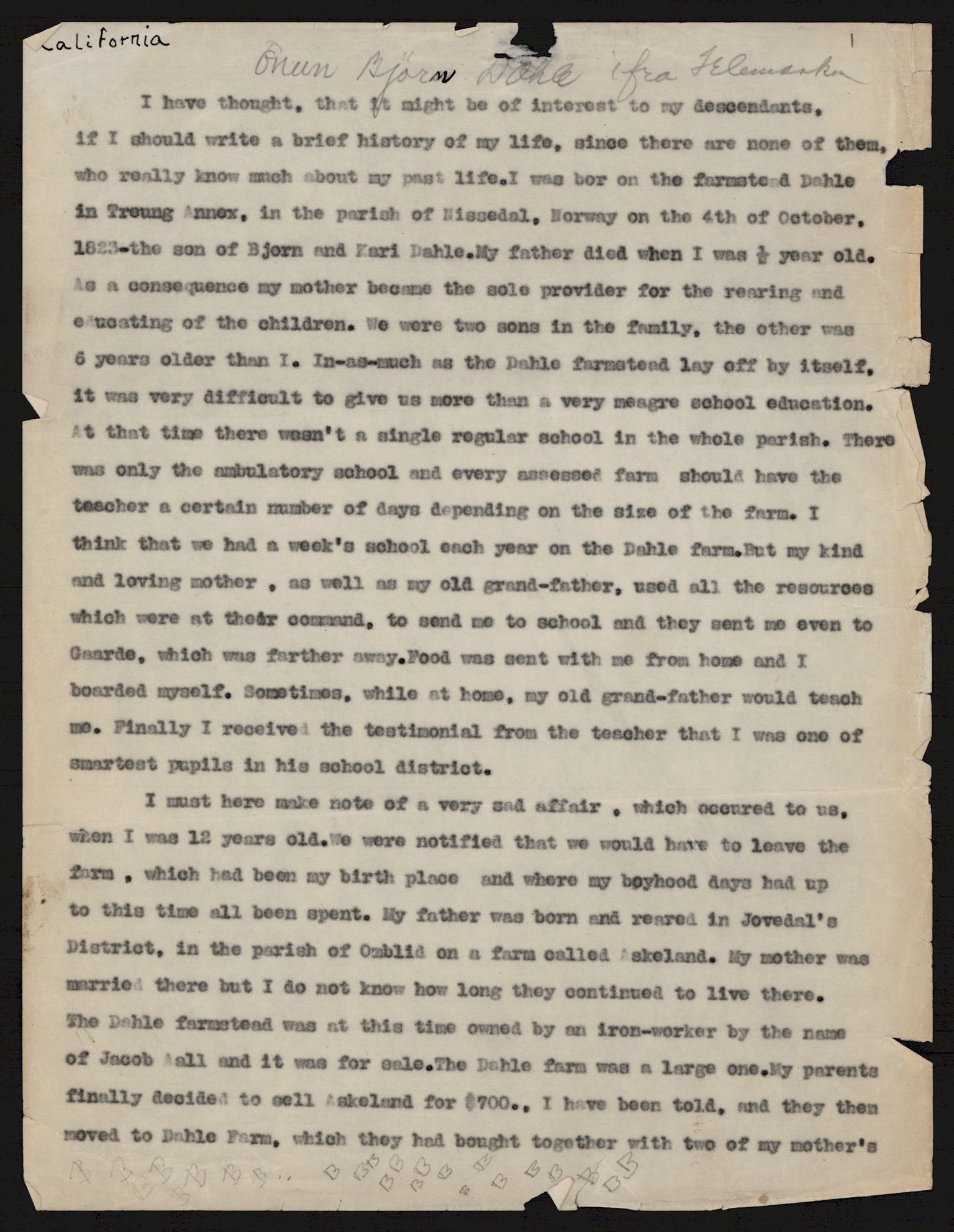 Samlinger til kildeutgivelse, Amerikabrevene, AV/RA-EA-4057/F/L0024: Innlån fra Telemark: Gunleiksrud - Willard, 1838-1914, p. 490