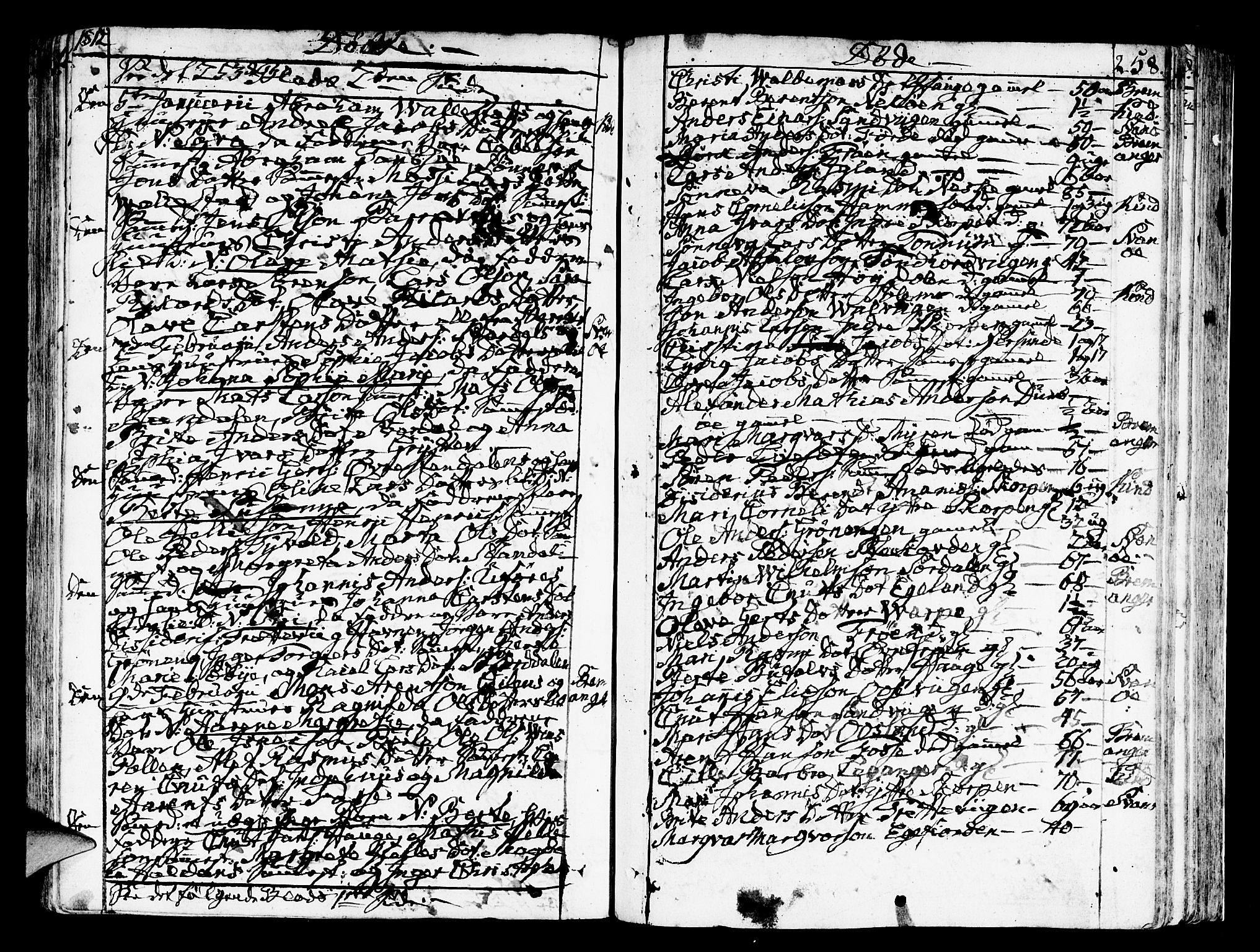 Kinn sokneprestembete, AV/SAB-A-80801/H/Haa/Haaa/L0003: Parish register (official) no. A 3, 1785-1821, p. 258