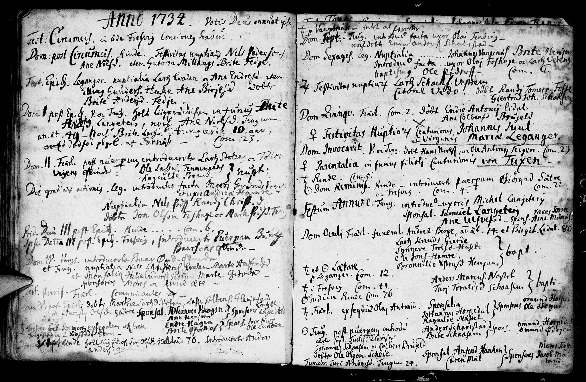 Leikanger sokneprestembete, SAB/A-81001: Parish register (official) no. A 1, 1690-1734, p. 353