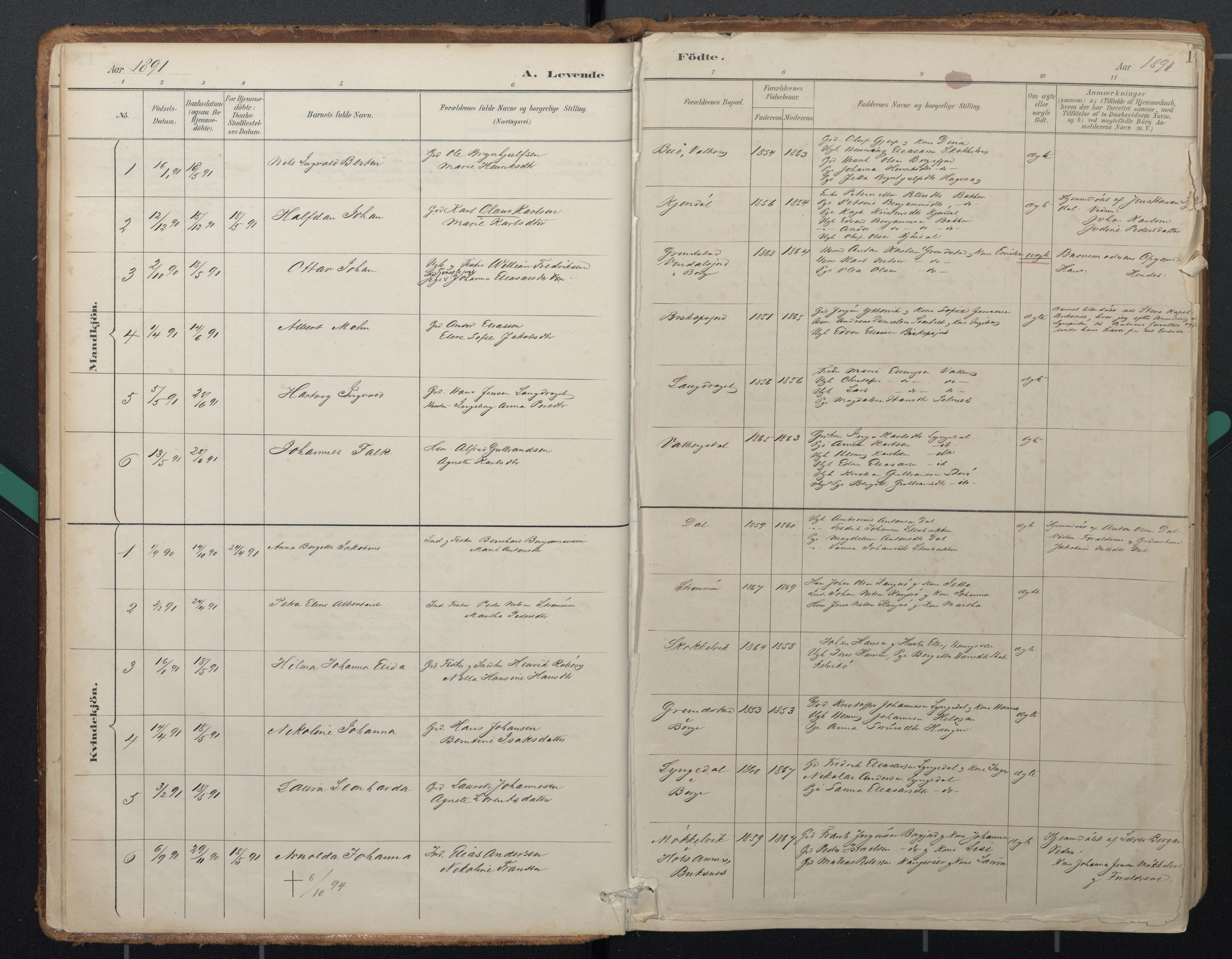 Ministerialprotokoller, klokkerbøker og fødselsregistre - Nordland, AV/SAT-A-1459/884/L1193: Parish register (official) no. 884A01, 1888-1905, p. 13