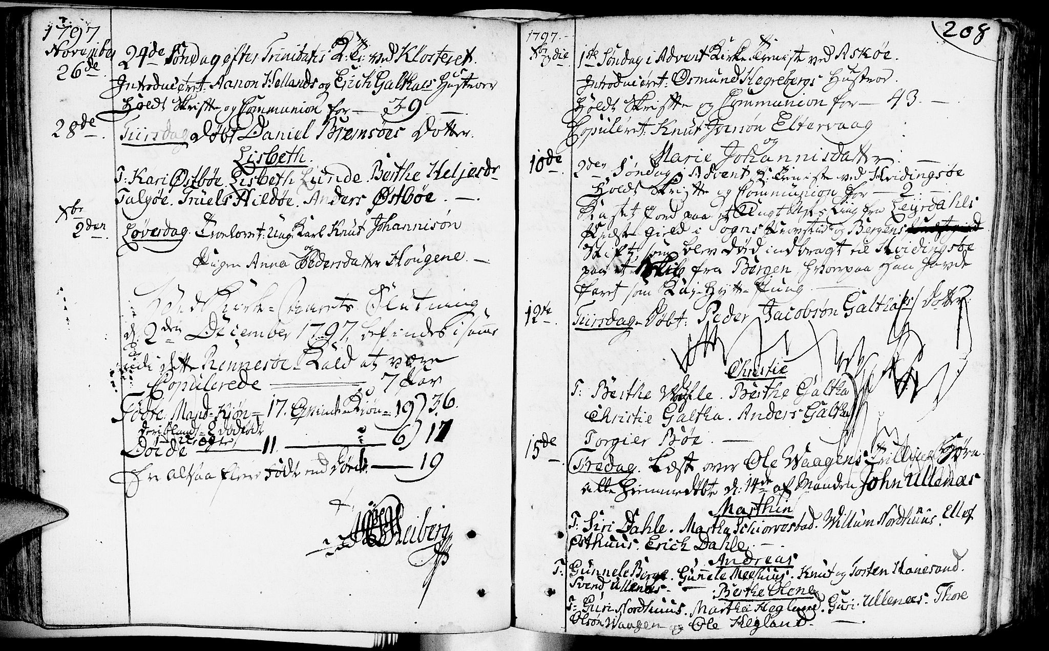 Rennesøy sokneprestkontor, SAST/A -101827/H/Ha/Haa/L0003: Parish register (official) no. A 3, 1772-1815, p. 208