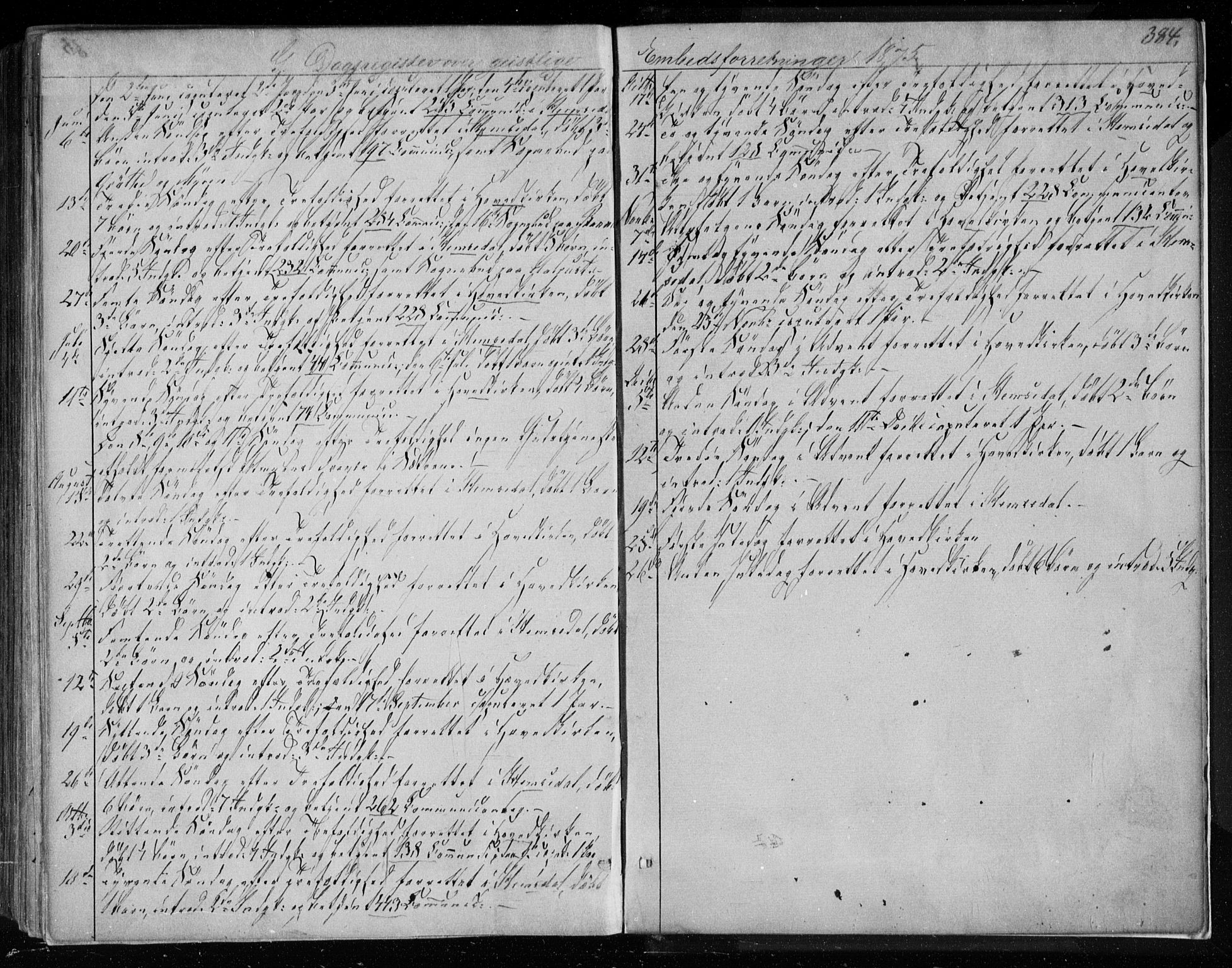 Gol kirkebøker, AV/SAKO-A-226/F/Fa/L0003: Parish register (official) no. I 3, 1863-1875, p. 384