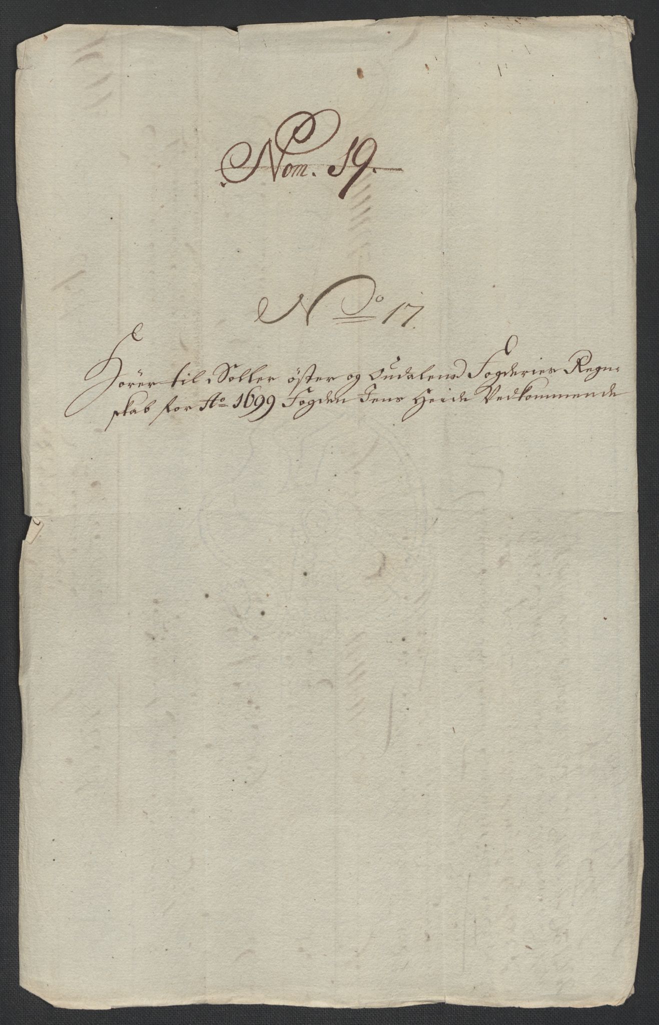 Rentekammeret inntil 1814, Reviderte regnskaper, Fogderegnskap, RA/EA-4092/R13/L0837: Fogderegnskap Solør, Odal og Østerdal, 1699, p. 211