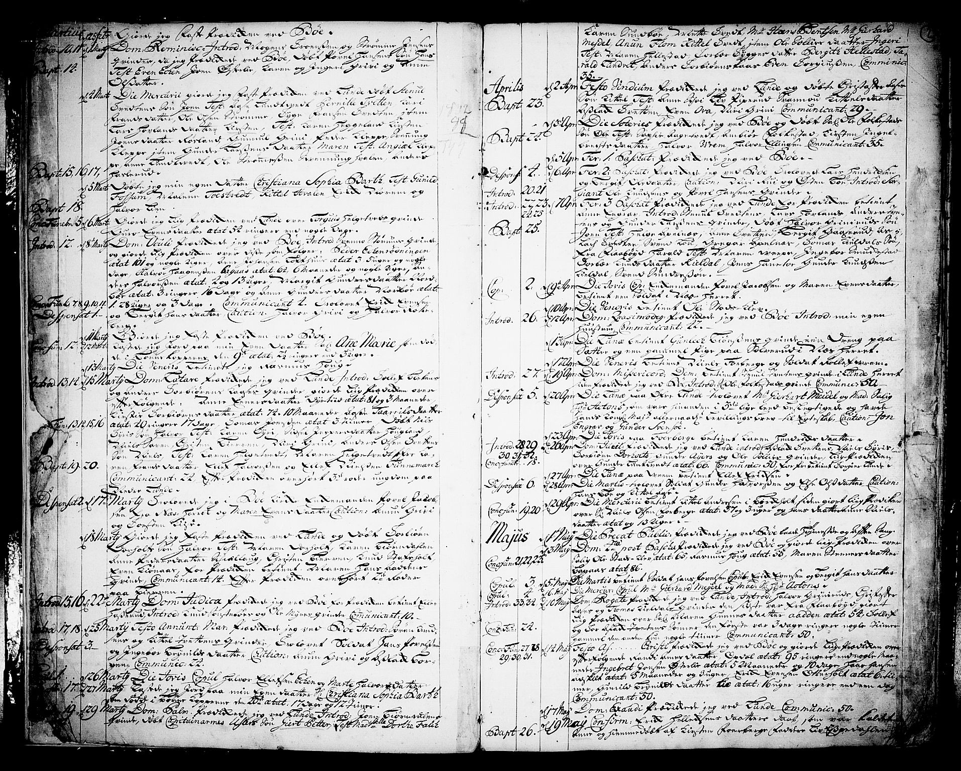 Bø kirkebøker, SAKO/A-257/F/Fa/L0003: Parish register (official) no. 3, 1733-1748, p. 2