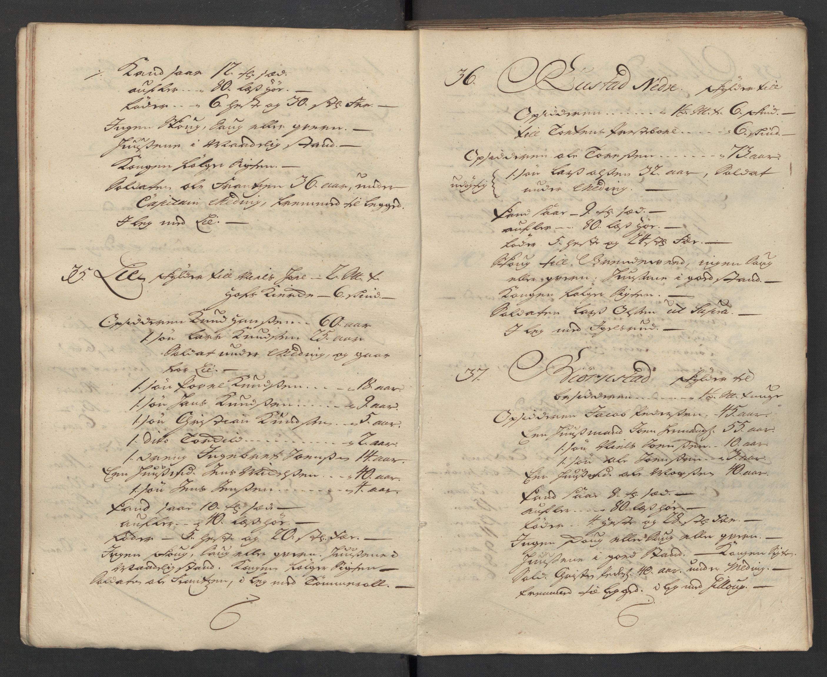 1. Sønnafjelske (Akershusiske) dragonregiment, AV/RA-EA-1760/F/L0032: Legdsruller for Totenske, Hedemarkske, Larvikske og Jarlsbergske kompanier, 1717, p. 21