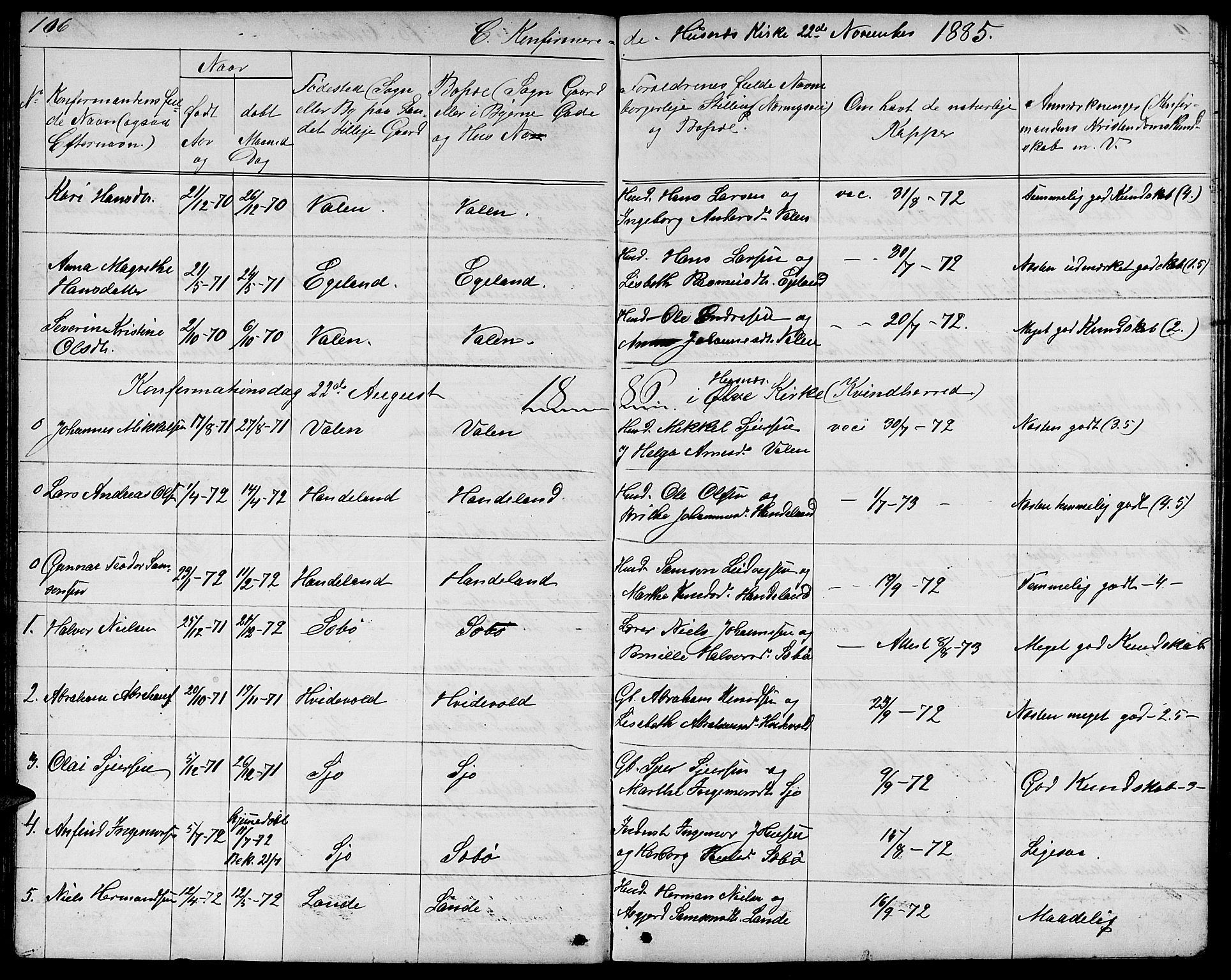 Fjelberg sokneprestembete, SAB/A-75201/H/Hab: Parish register (copy) no. B 3, 1868-1888, p. 106