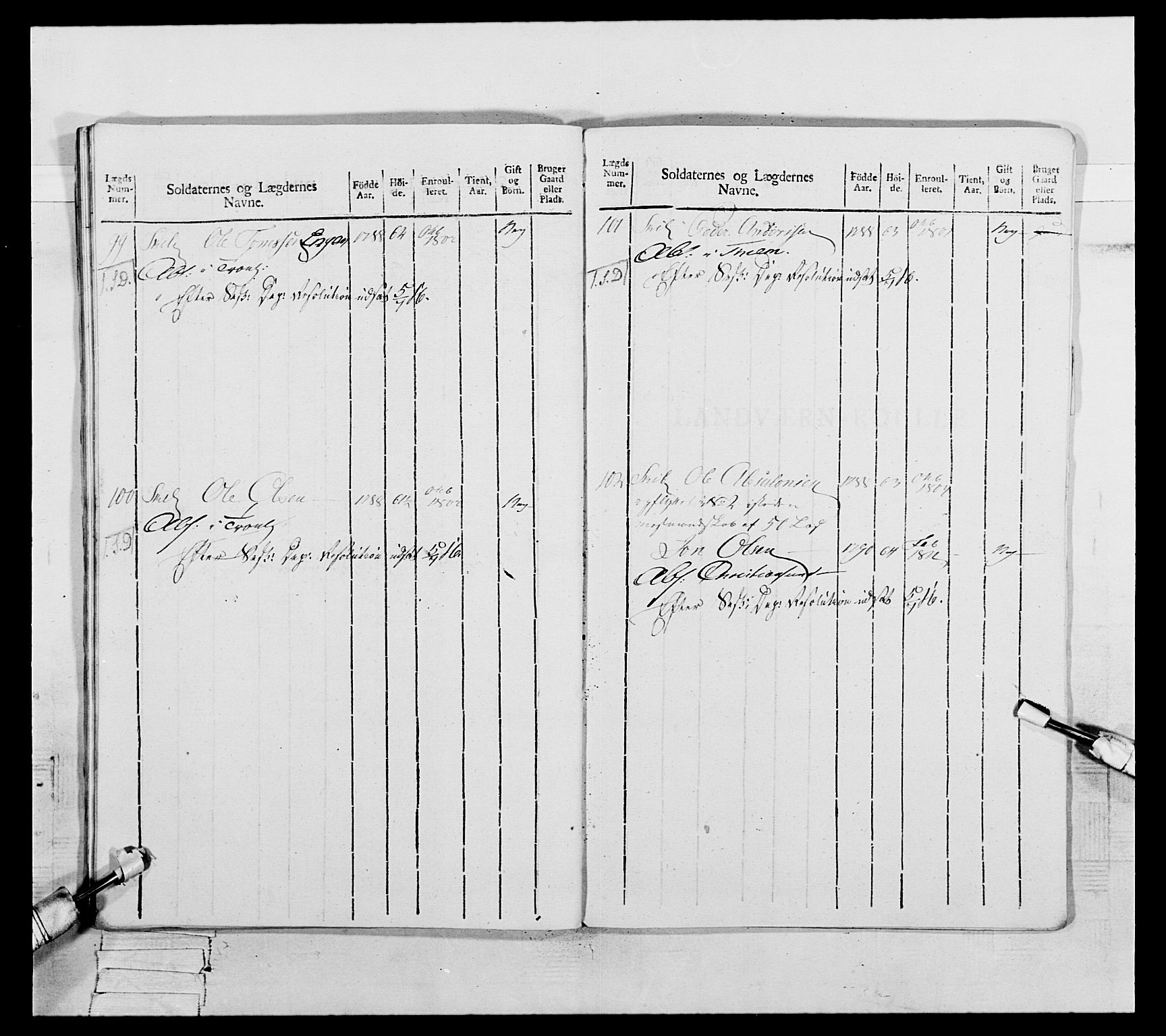 Generalitets- og kommissariatskollegiet, Det kongelige norske kommissariatskollegium, AV/RA-EA-5420/E/Eh/L0075c: 1. Trondheimske nasjonale infanteriregiment, 1811, p. 82