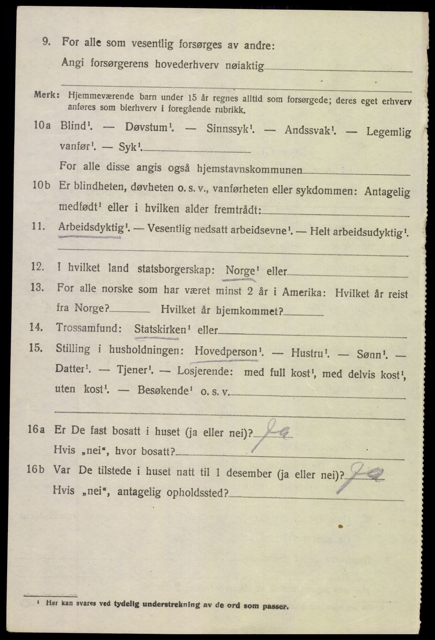 SAK, 1920 census for Søndeled, 1920, p. 2396